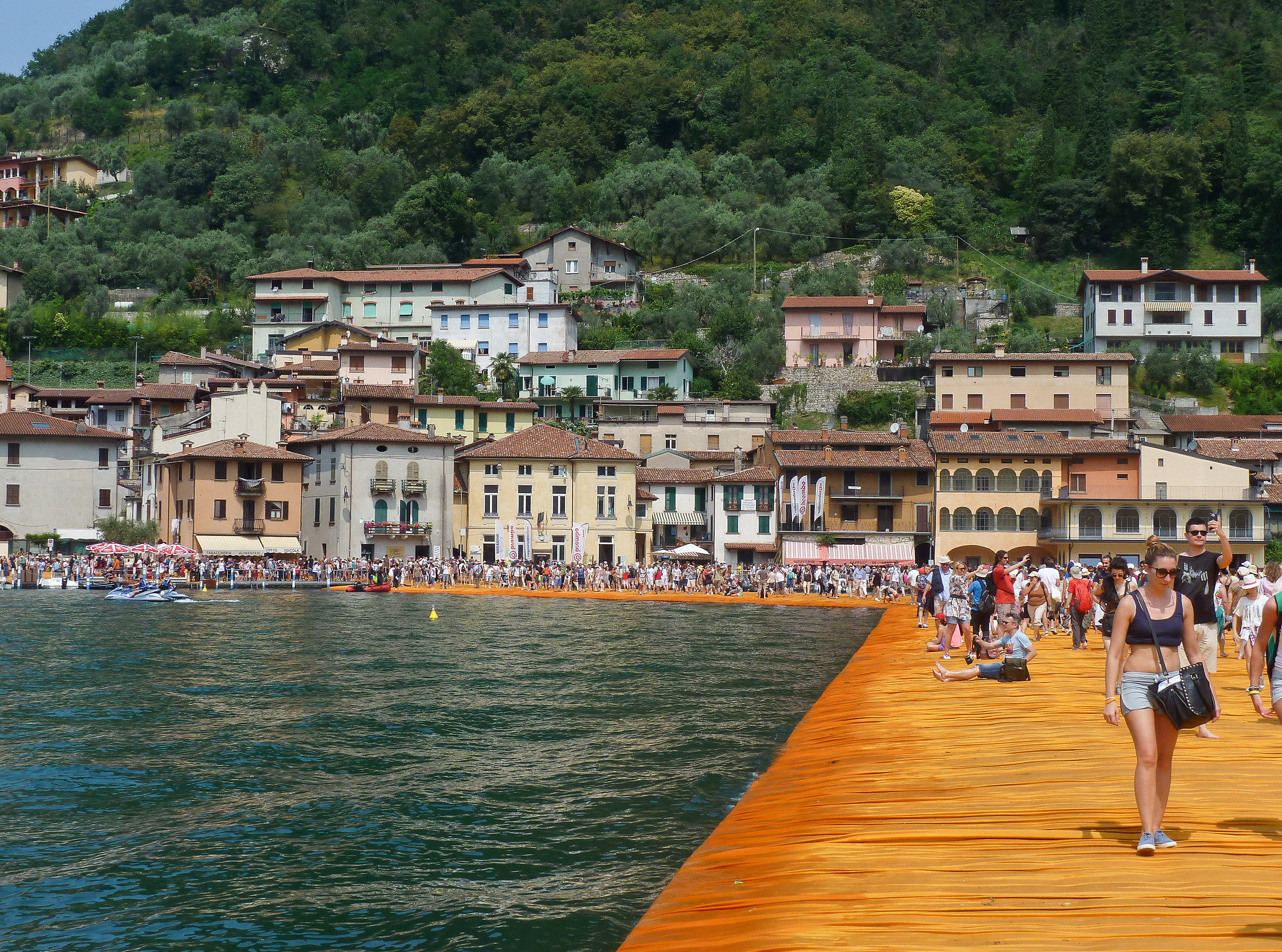 The Floating Piers June 30, 2016