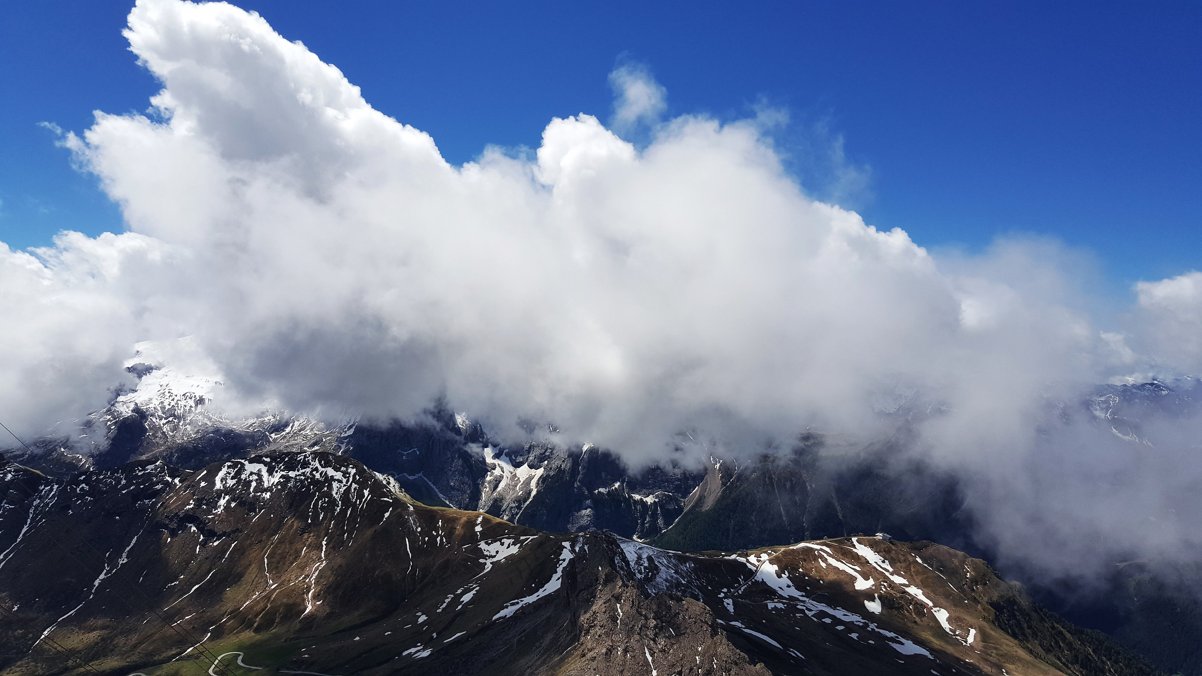 vista dalle terrazza del pordoi  2