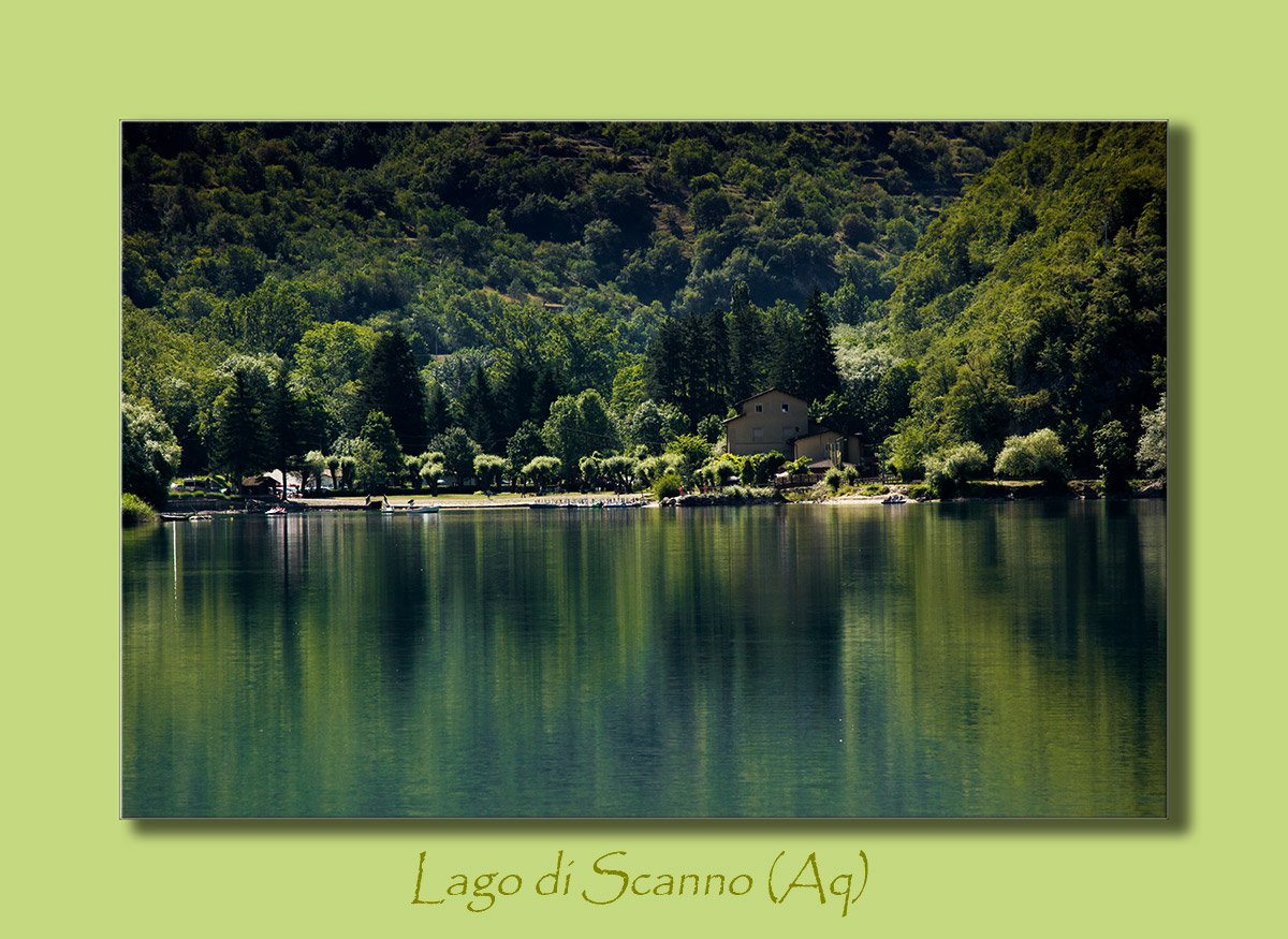 Cartolina dal Lago di Scanno (Aq)