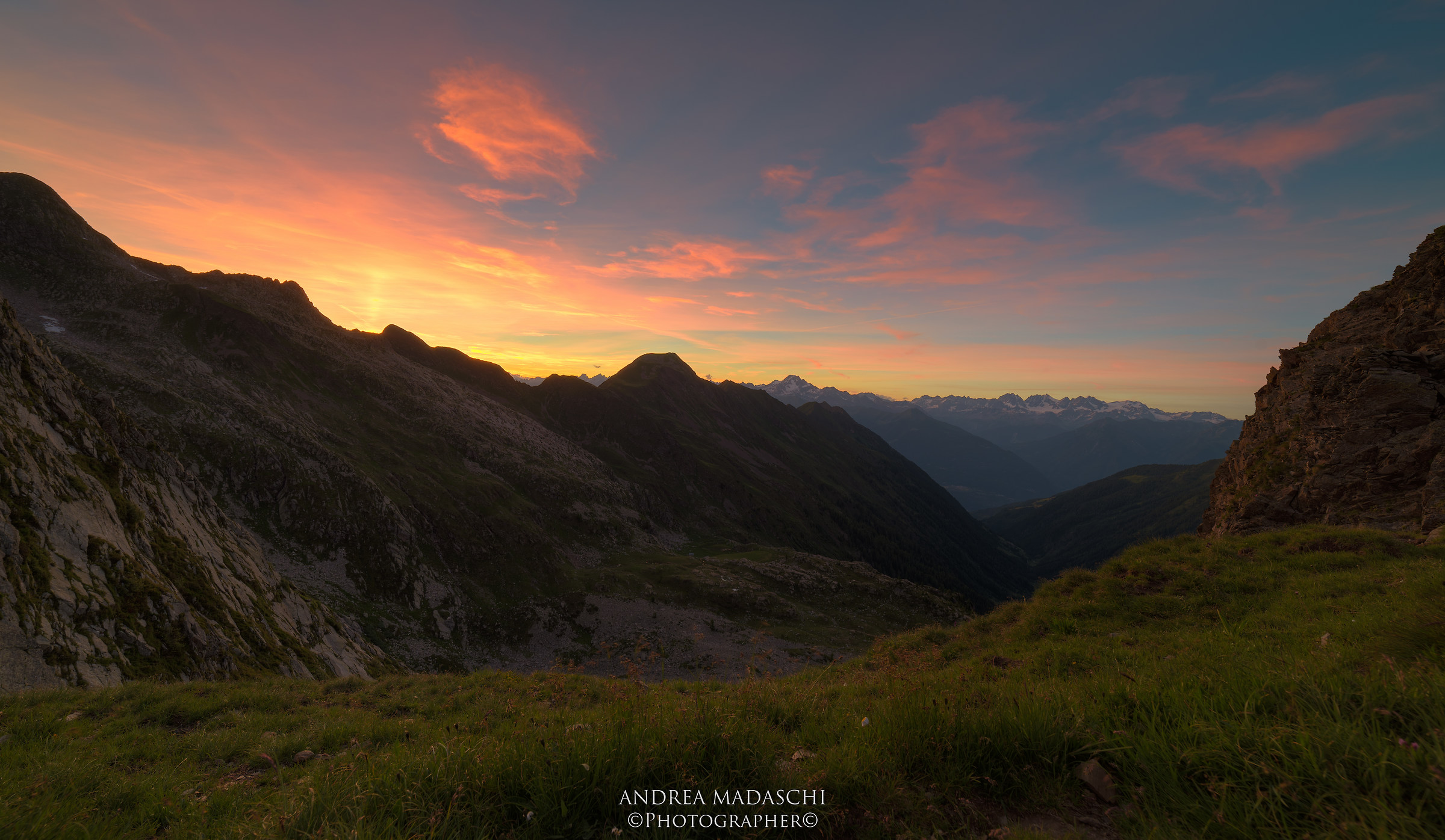 The lights of the sunrise...