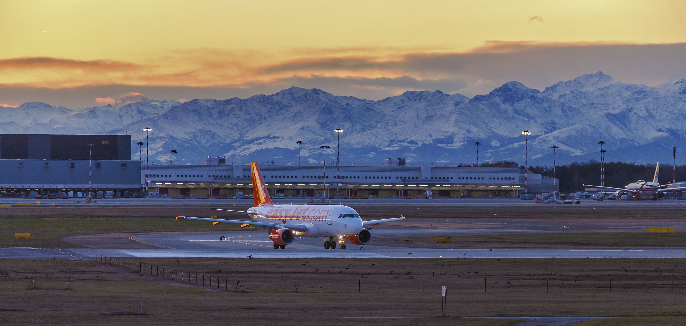 Una sere di dicembre a Malpensa
