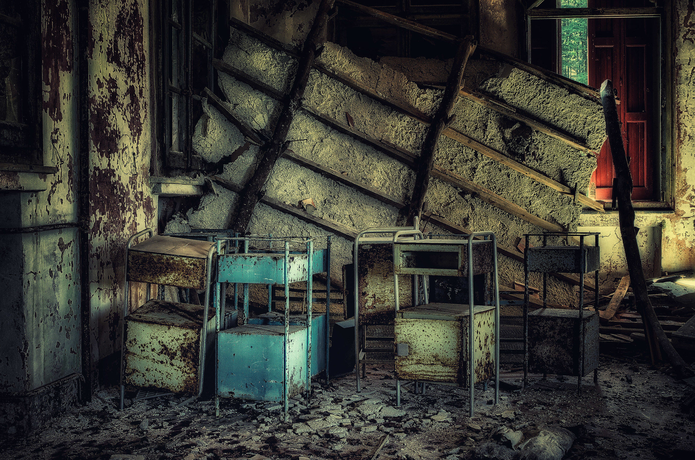 La colonia abbandonata....