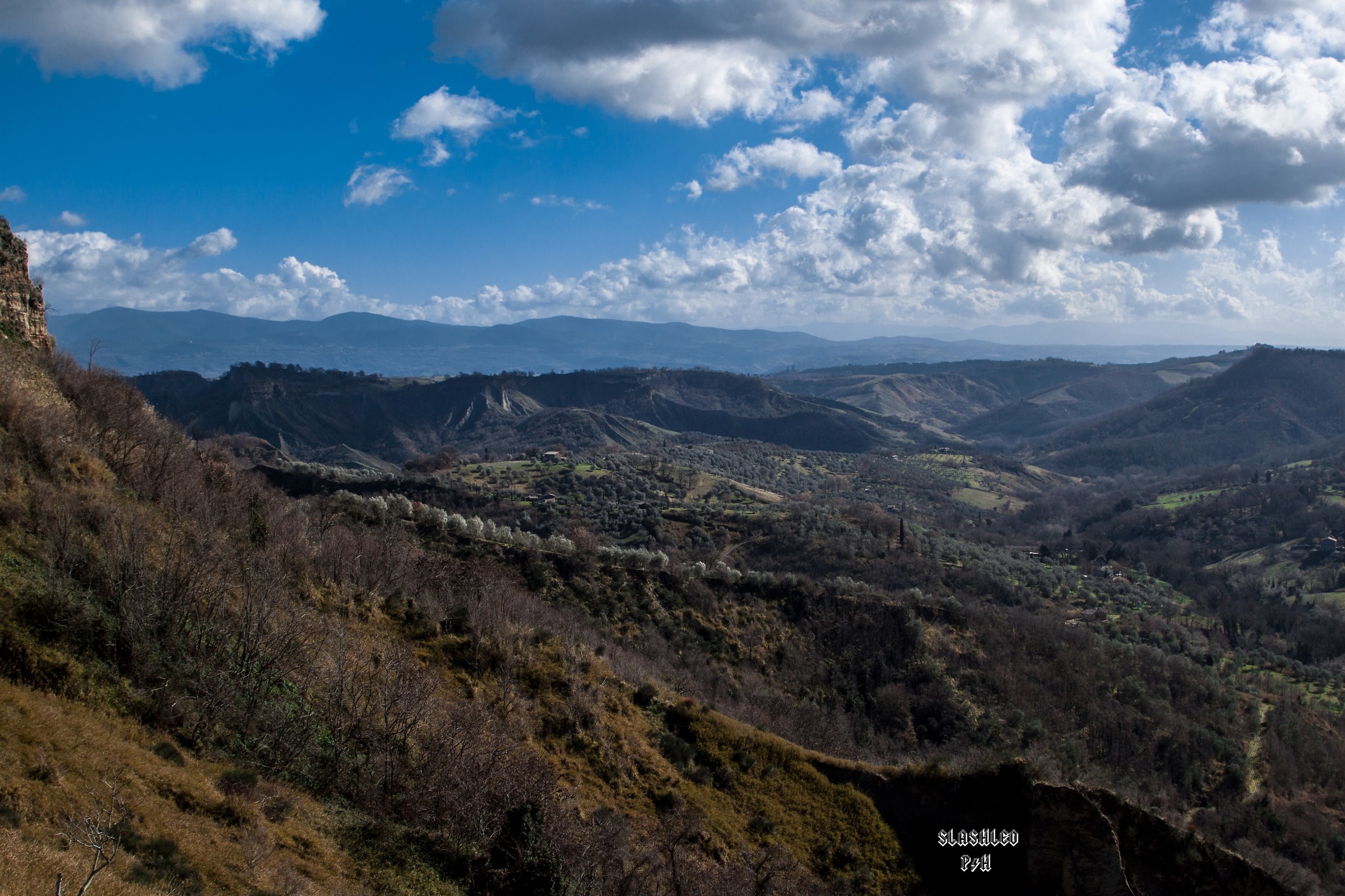 Veduta da Civita di Bagnoregio