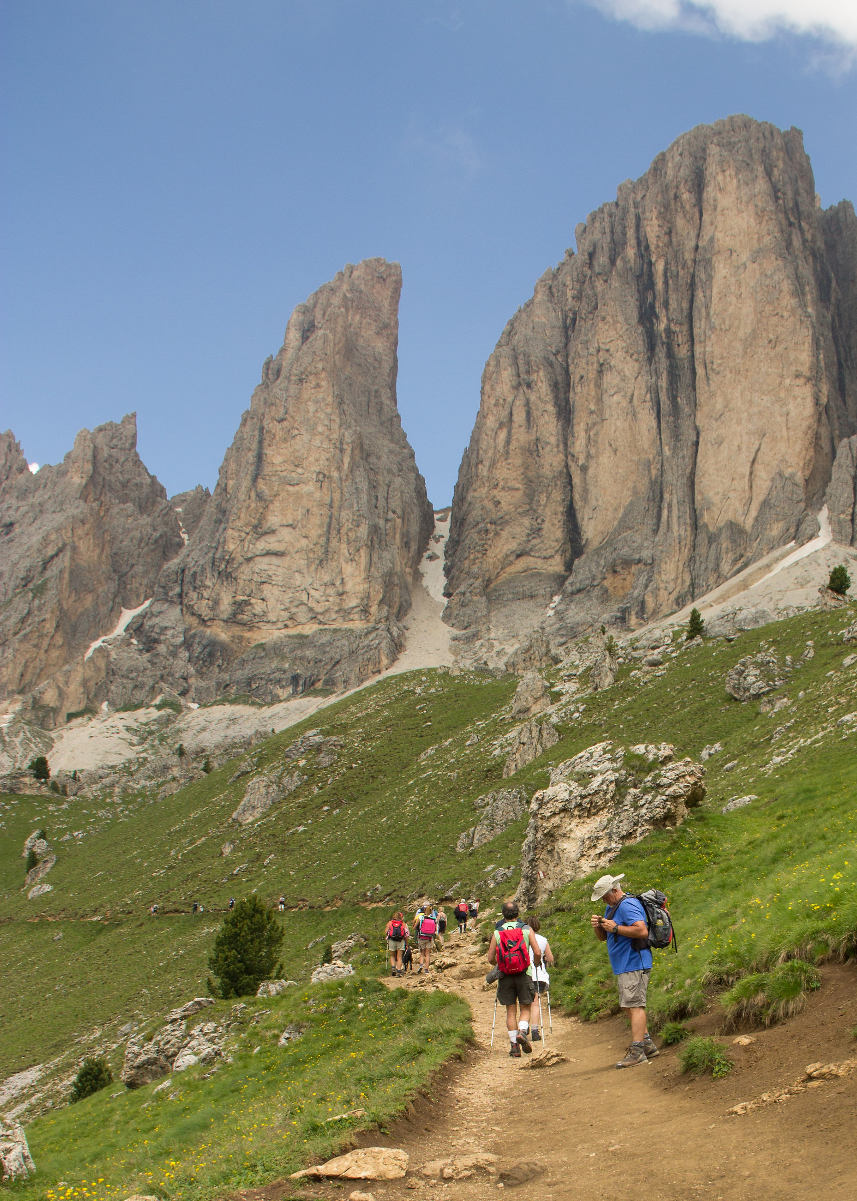 Towards the refuge Pertini