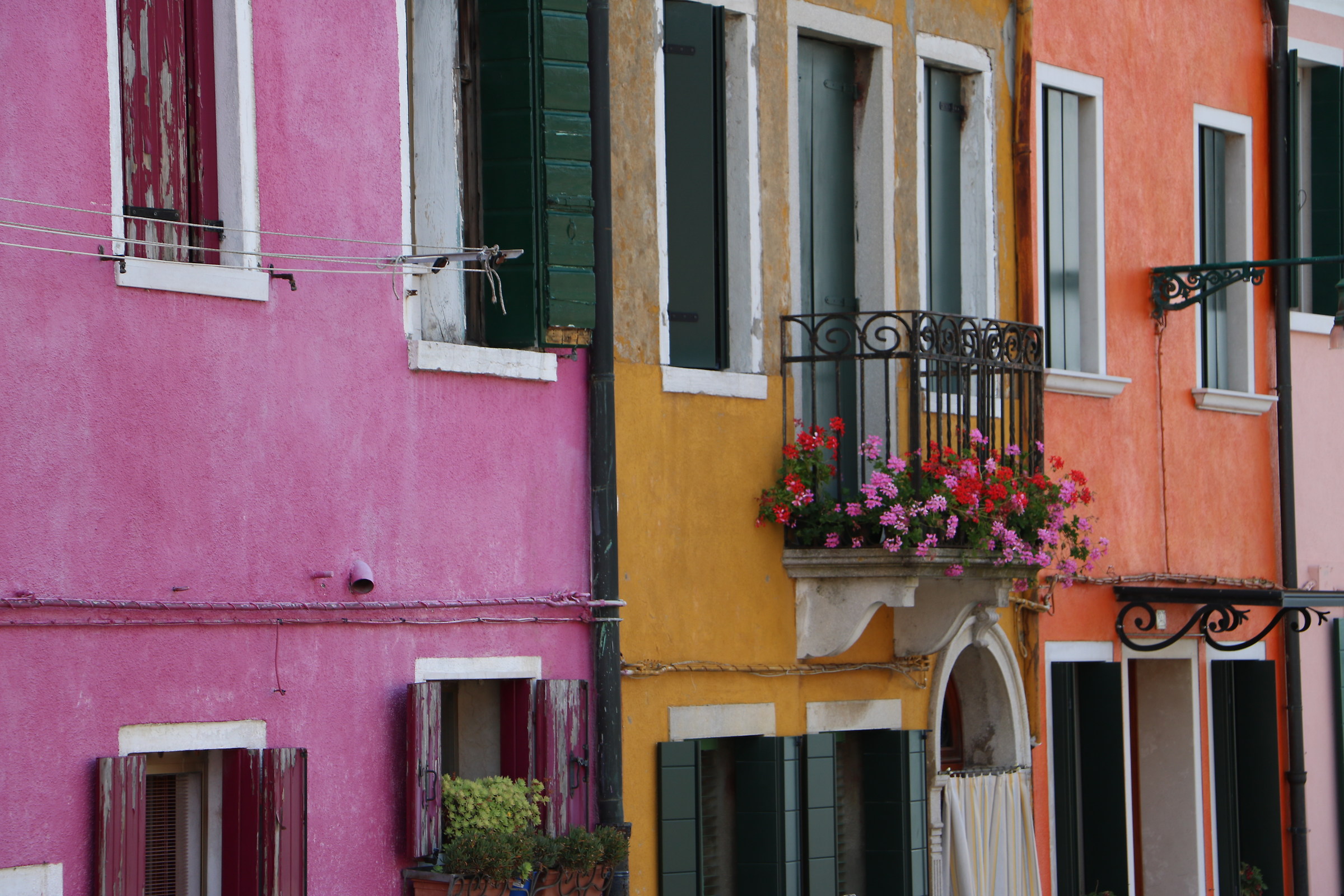 Windows in Burano