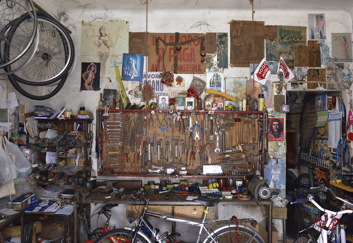 They are repaired bicycles