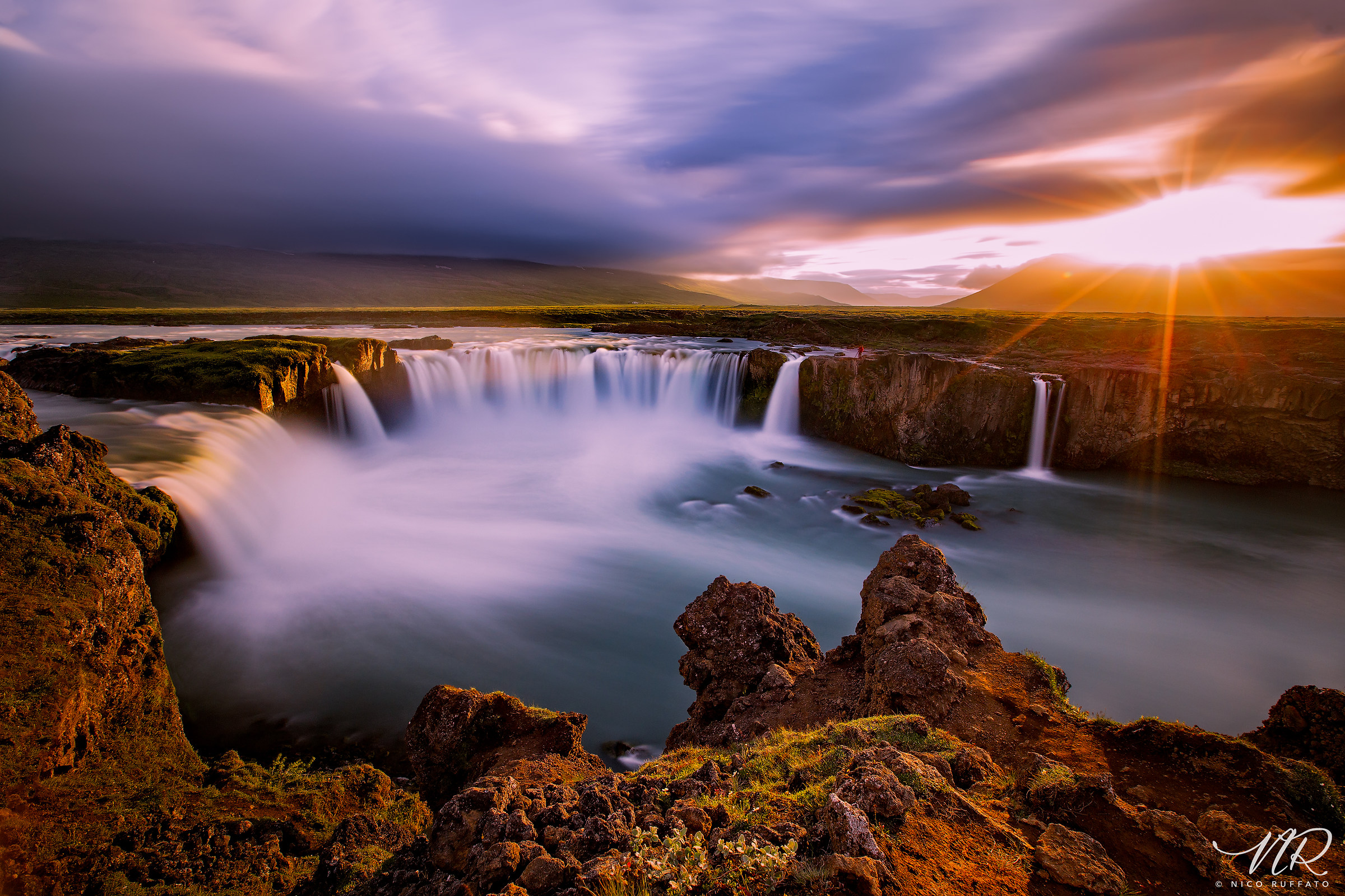 "Godafoss", the Waterfall of the Gods