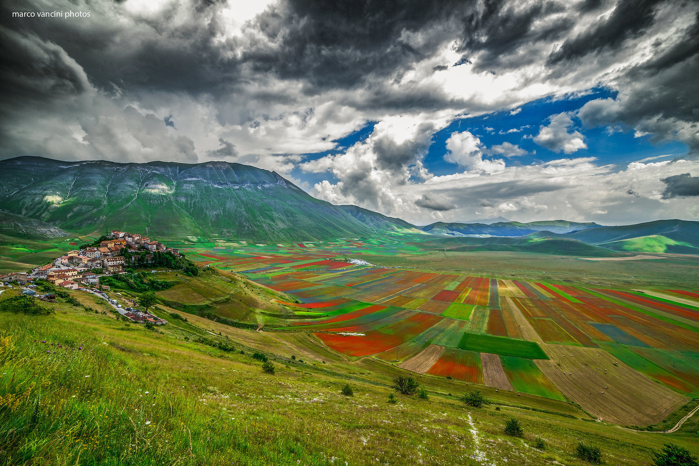 Dall'alto di Castelluccio