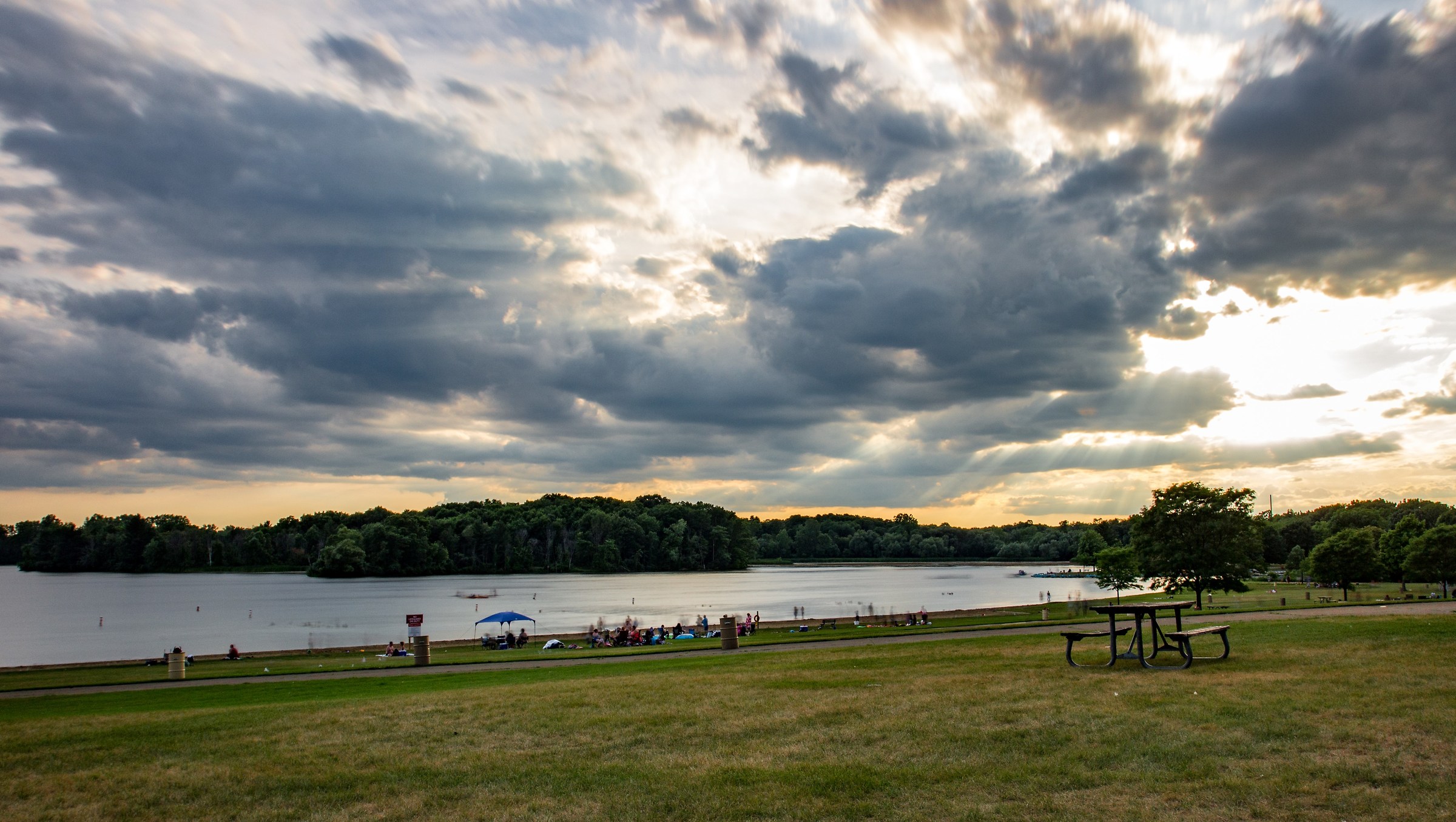 Sunset on Stony Creek Lake