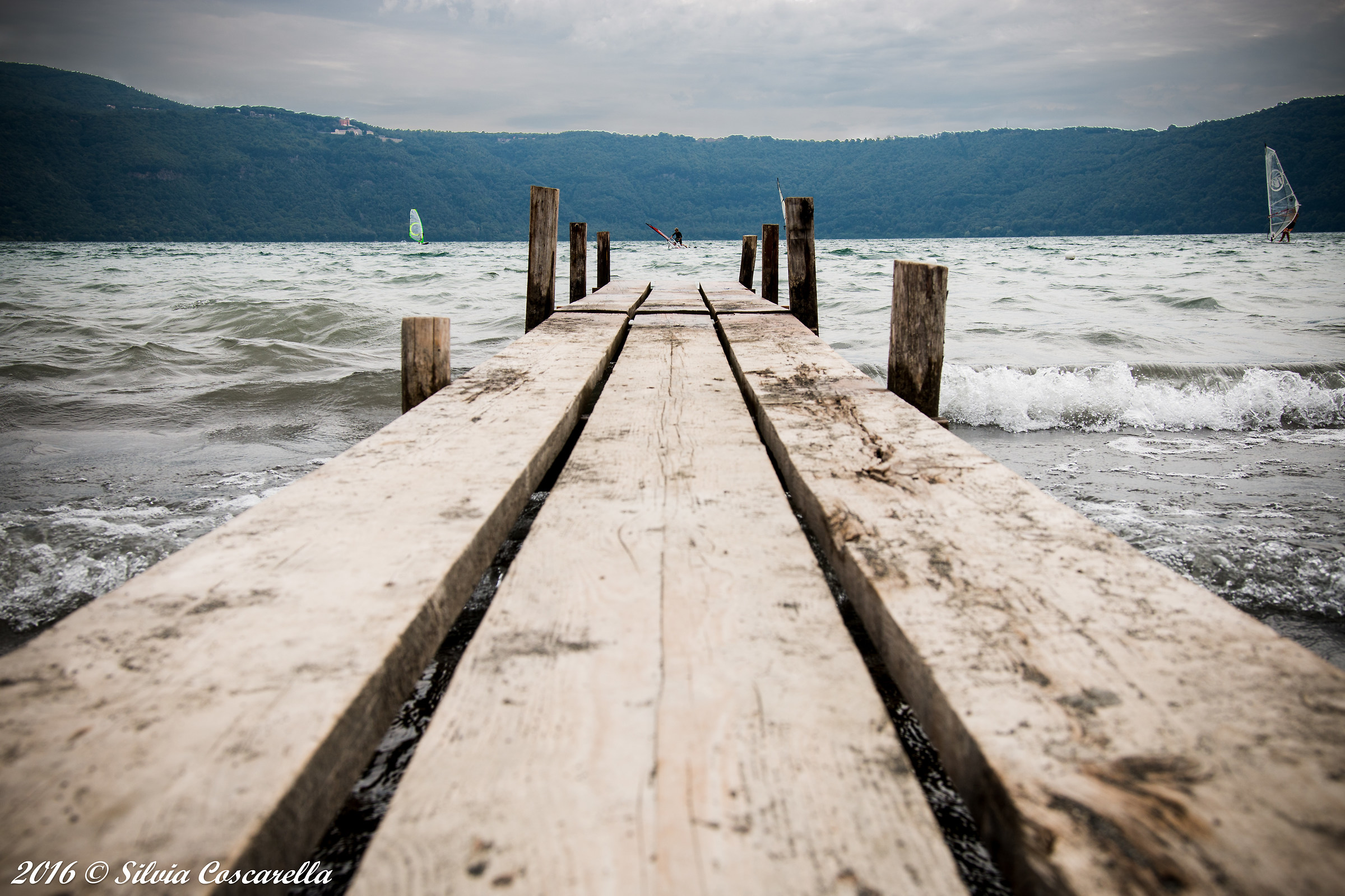 A bridge over the lake