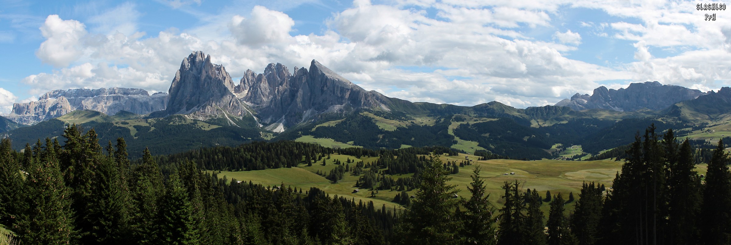 Panoramica dell' Alpe di Siusi