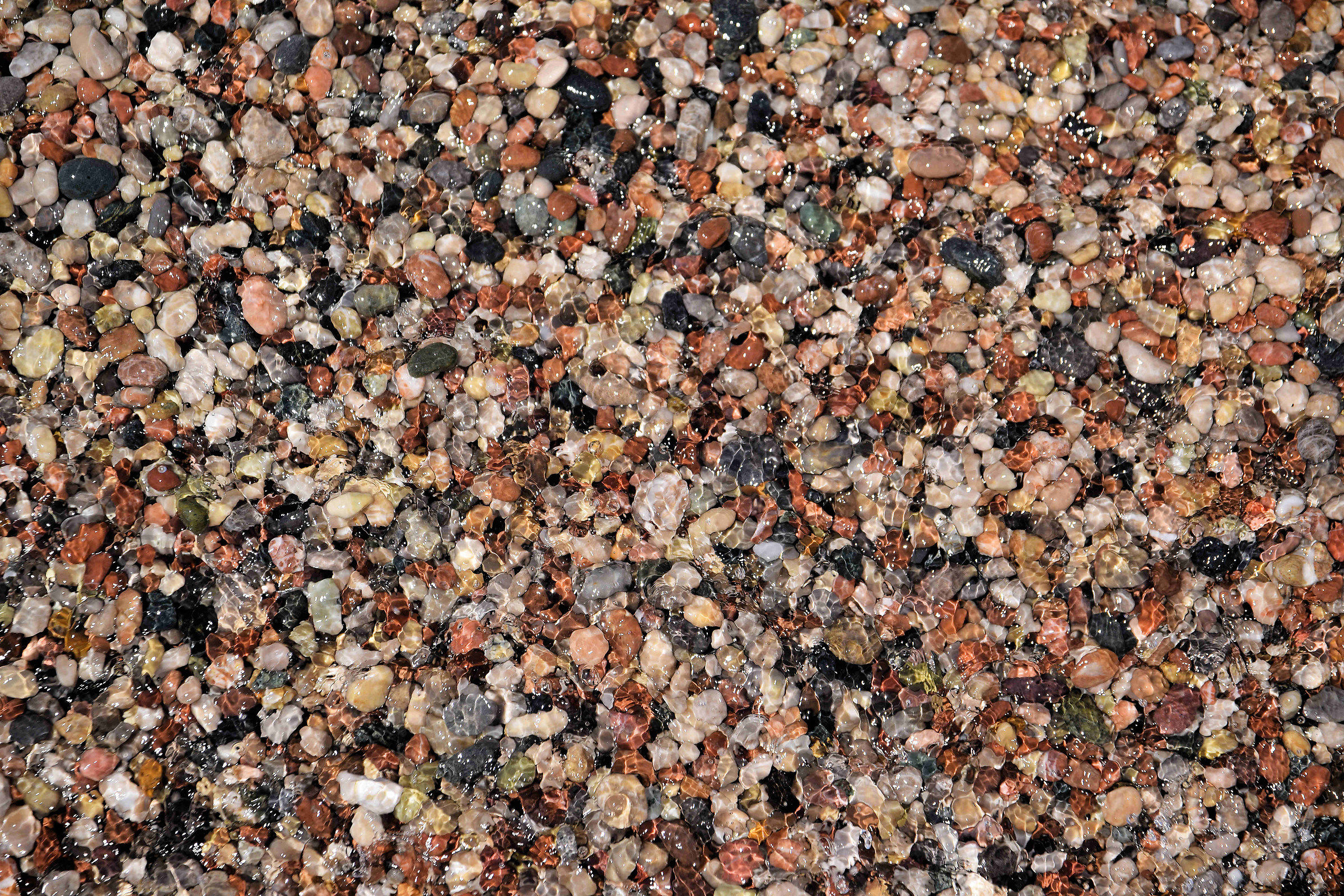 pebble beach in Rhodes