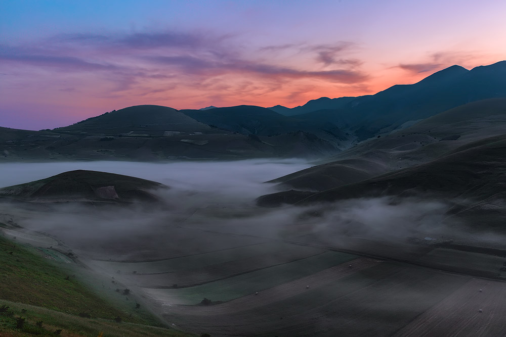 Alba in Castelluccio