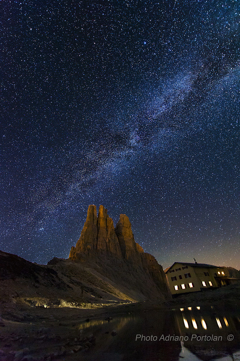 Via Lattea sulle Torri del Vajolet e rifugio Re Alberto