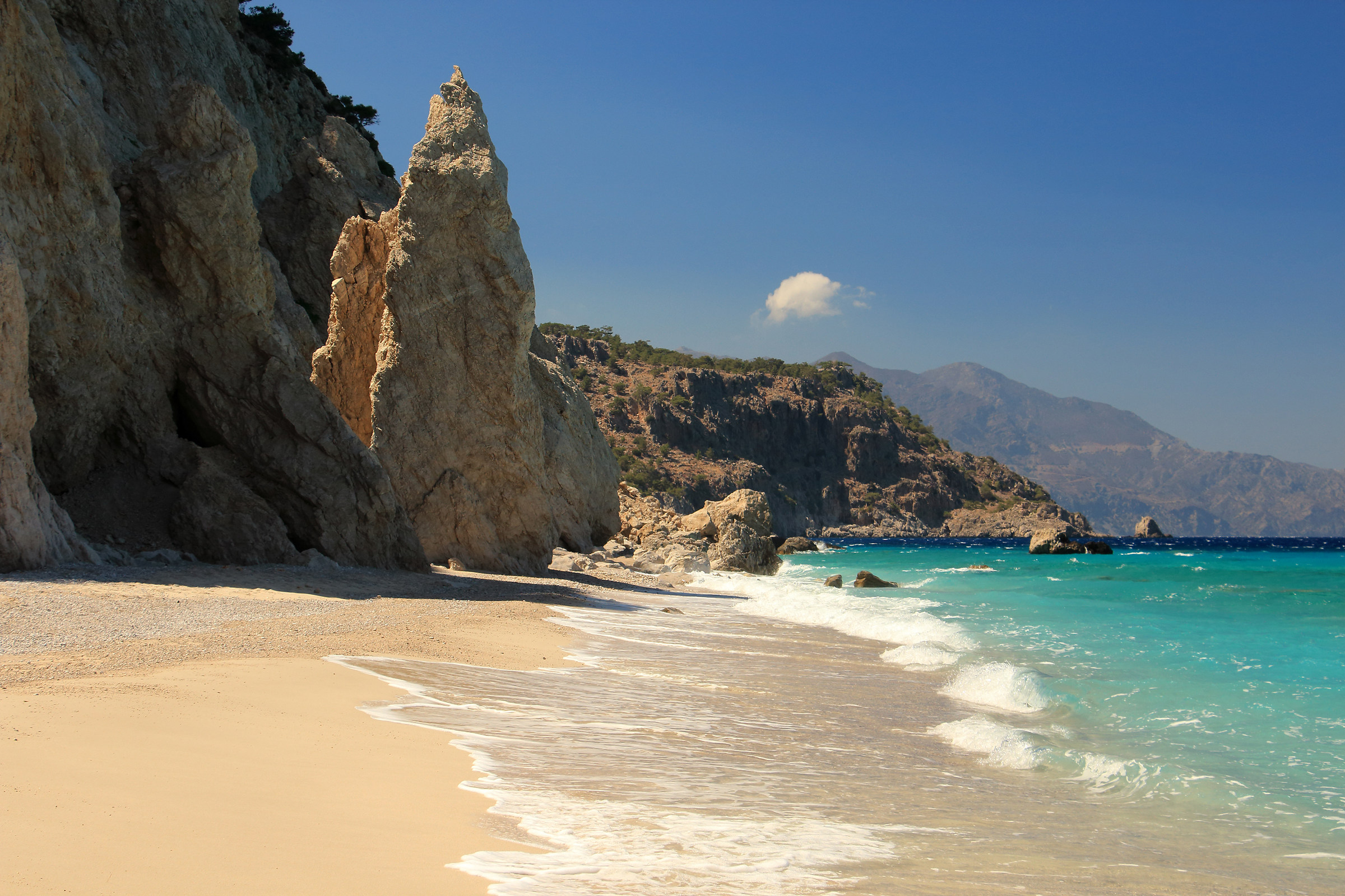 it is almost evening in Karpathos