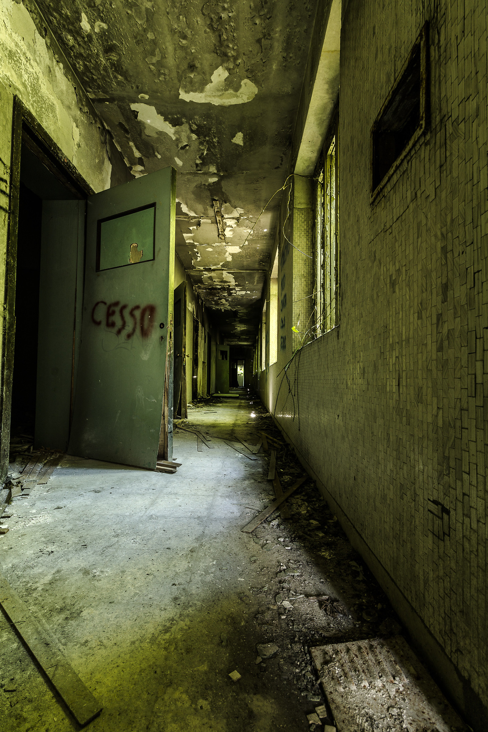 Mombello Manicomio Corridor