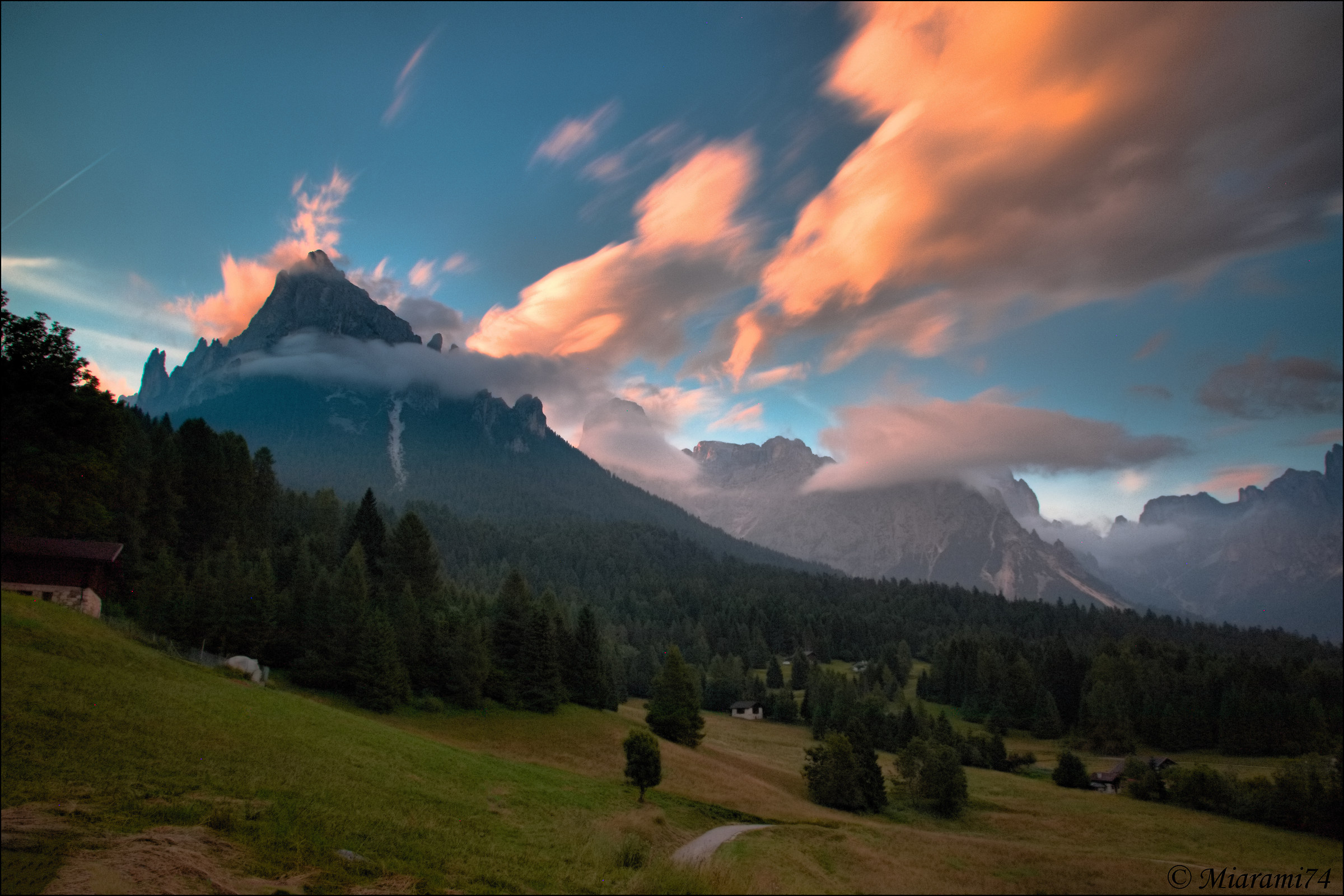 Sunset in Val Canali