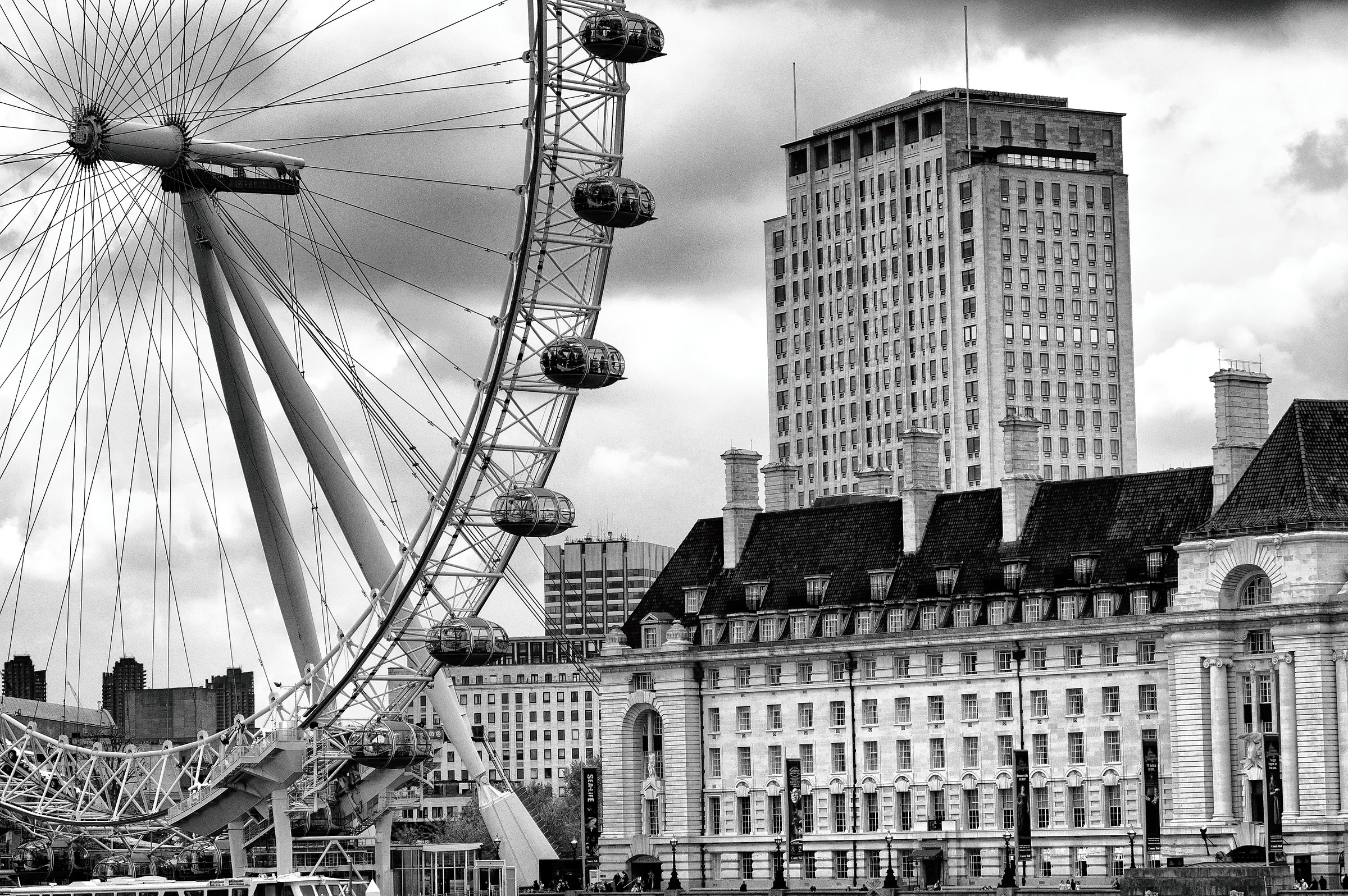 London Eye - Vista dal Westminster Bridge