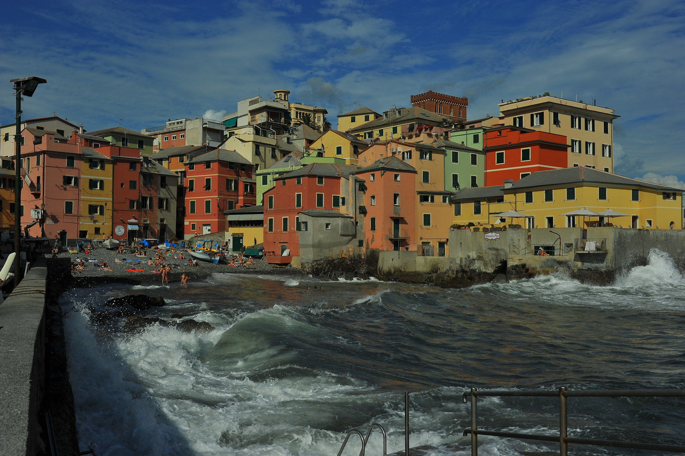 Mareggiata su Boccadasse