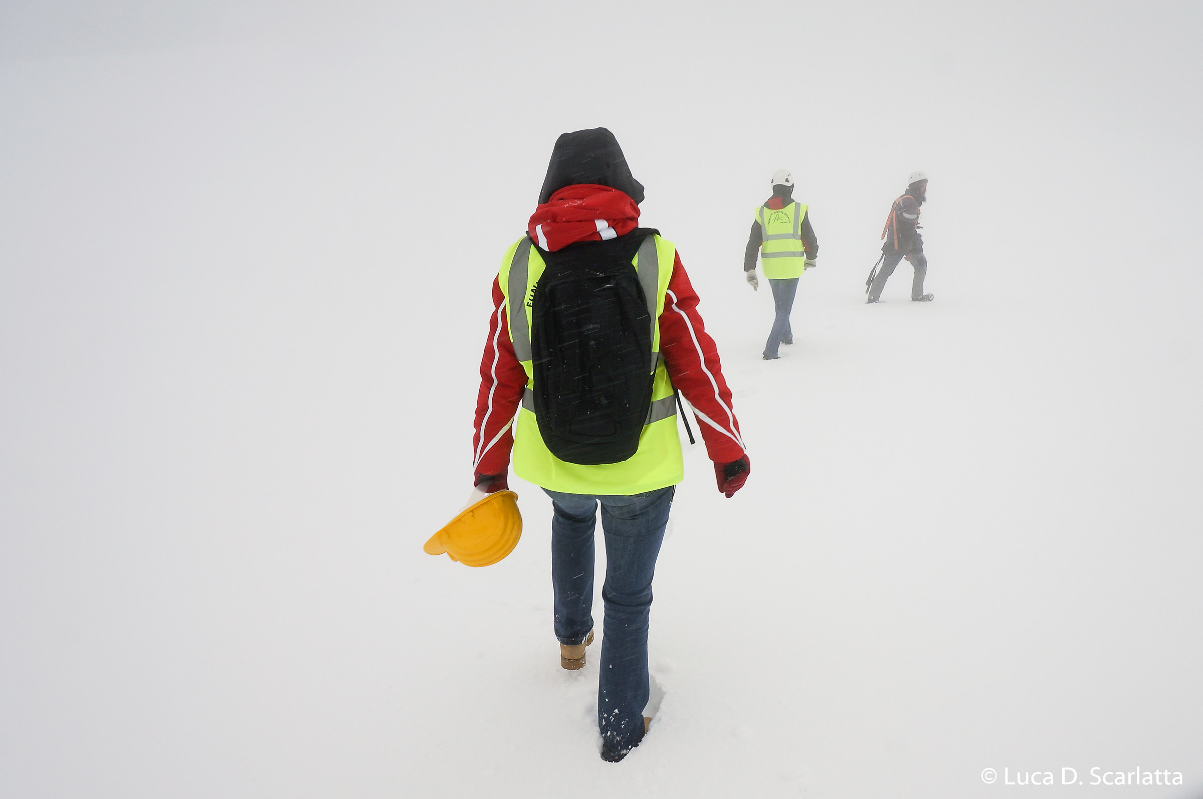Di fronte a noi il Dente del Gigante (fidatevi)
