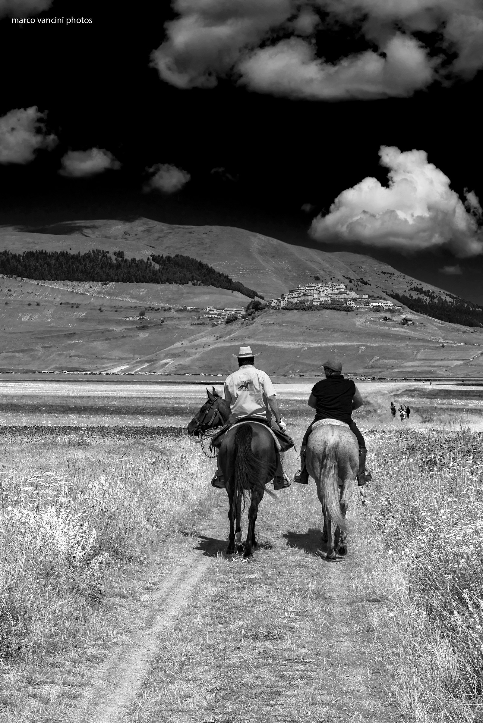 Castelluccio a infrarossi