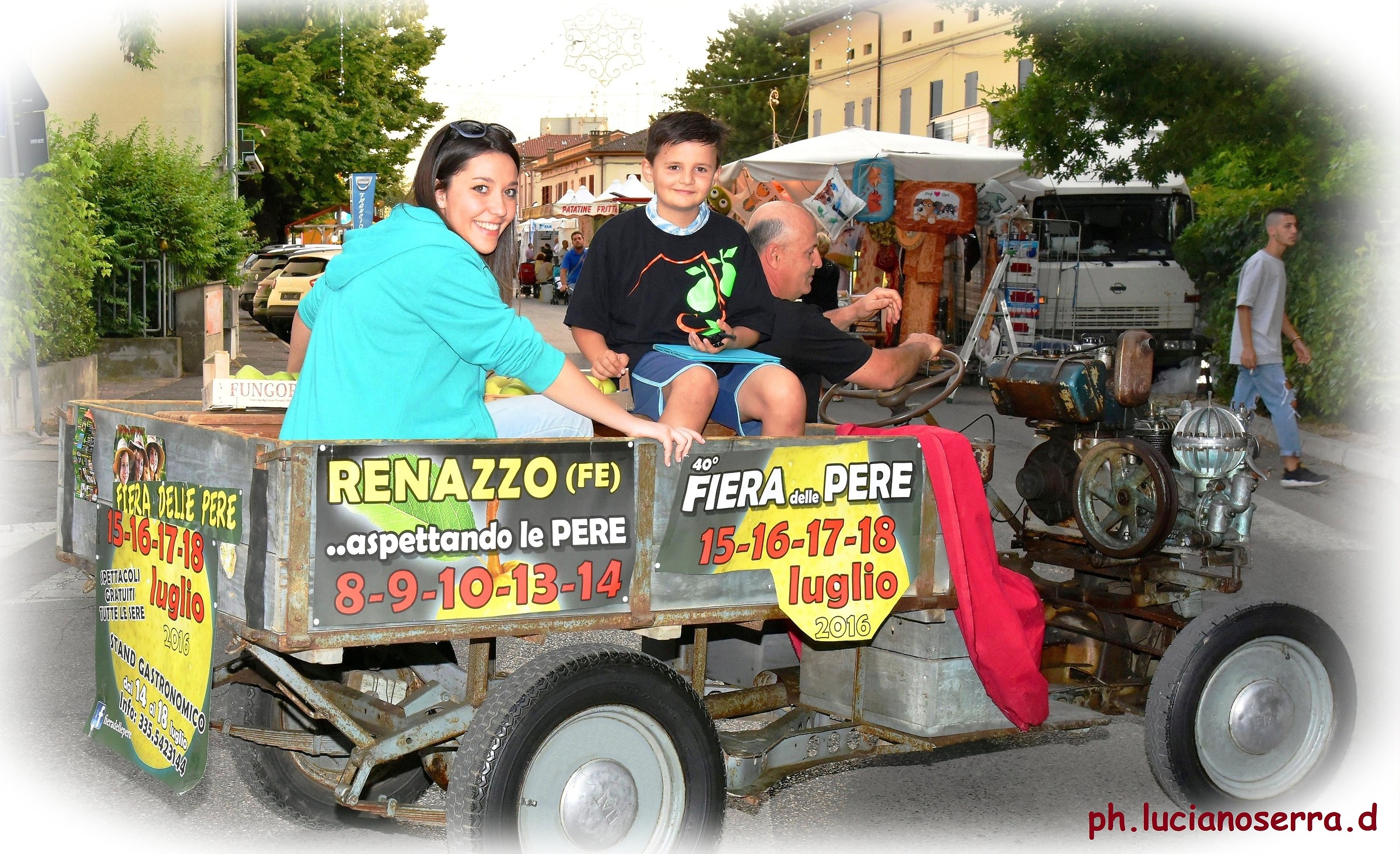 Vehicle advertising ... homebuilt ...