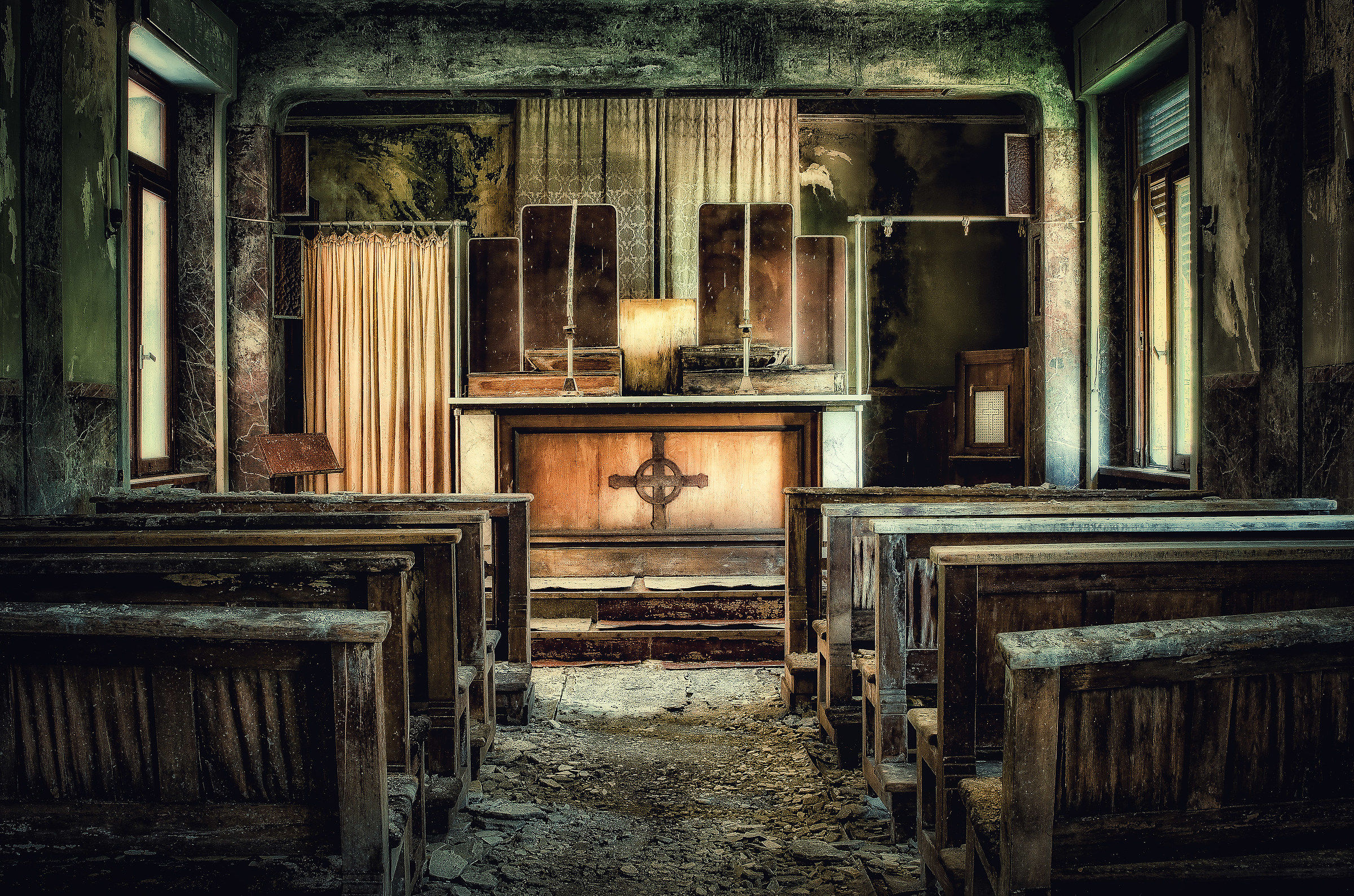 The chapel of the 'Hospital of the Partisans ...