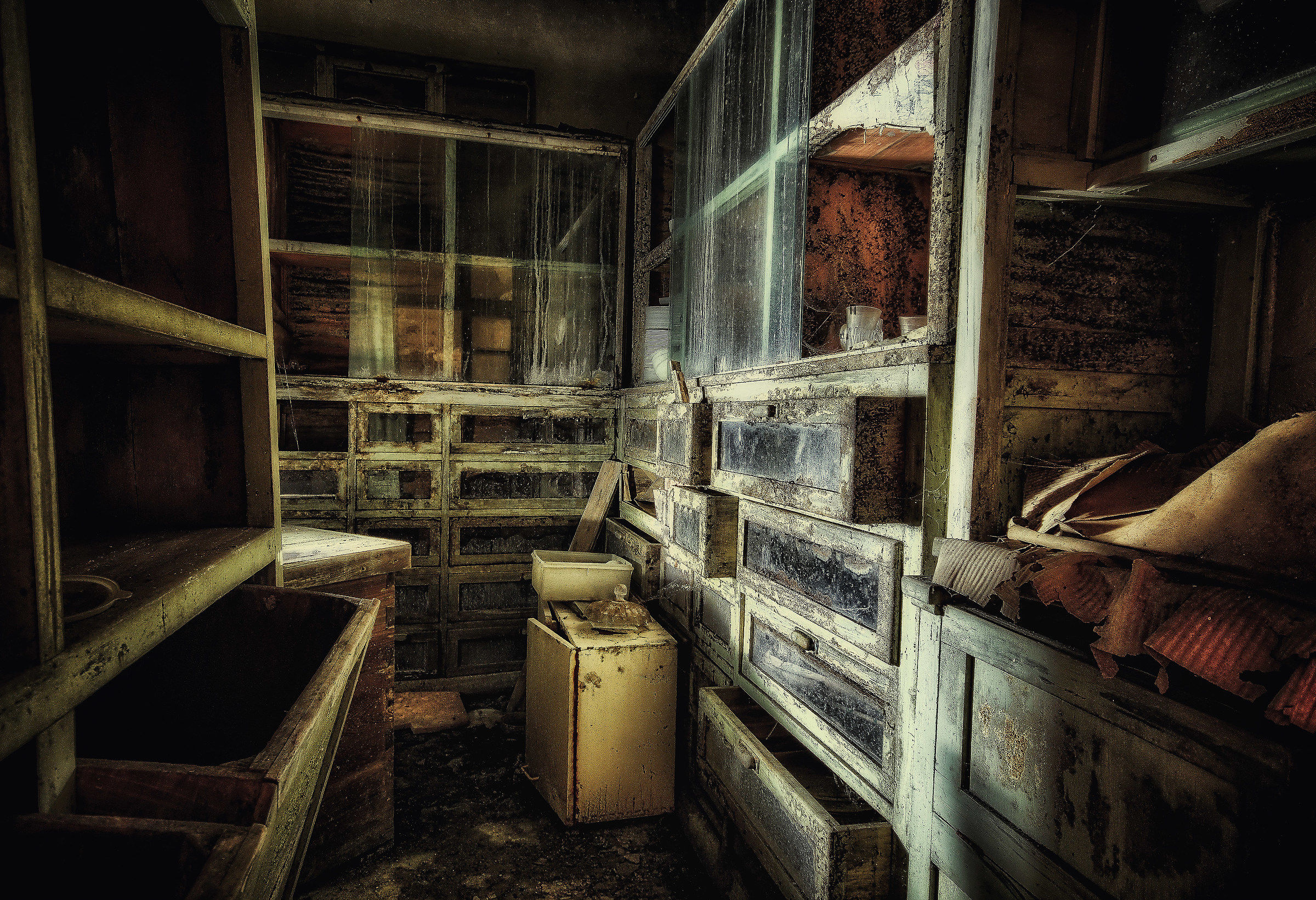 The hospital of the partisans, full of history abandonment