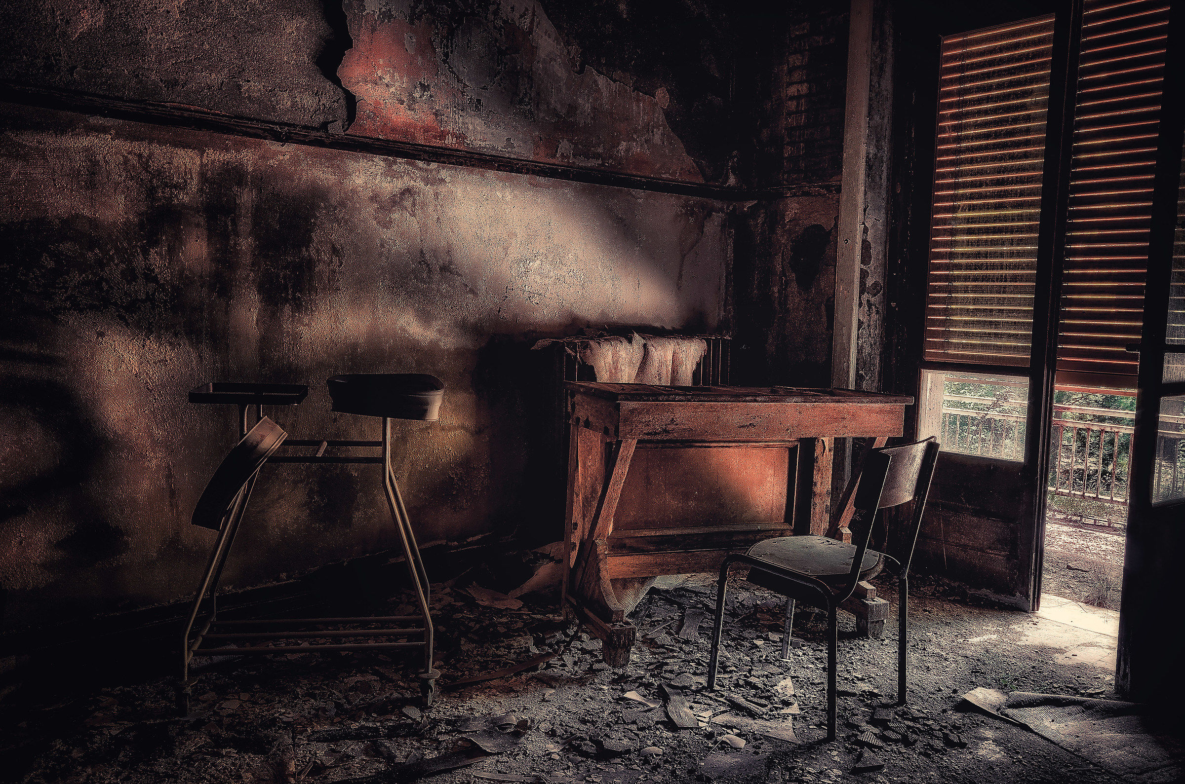 The hospital of the partisans ...