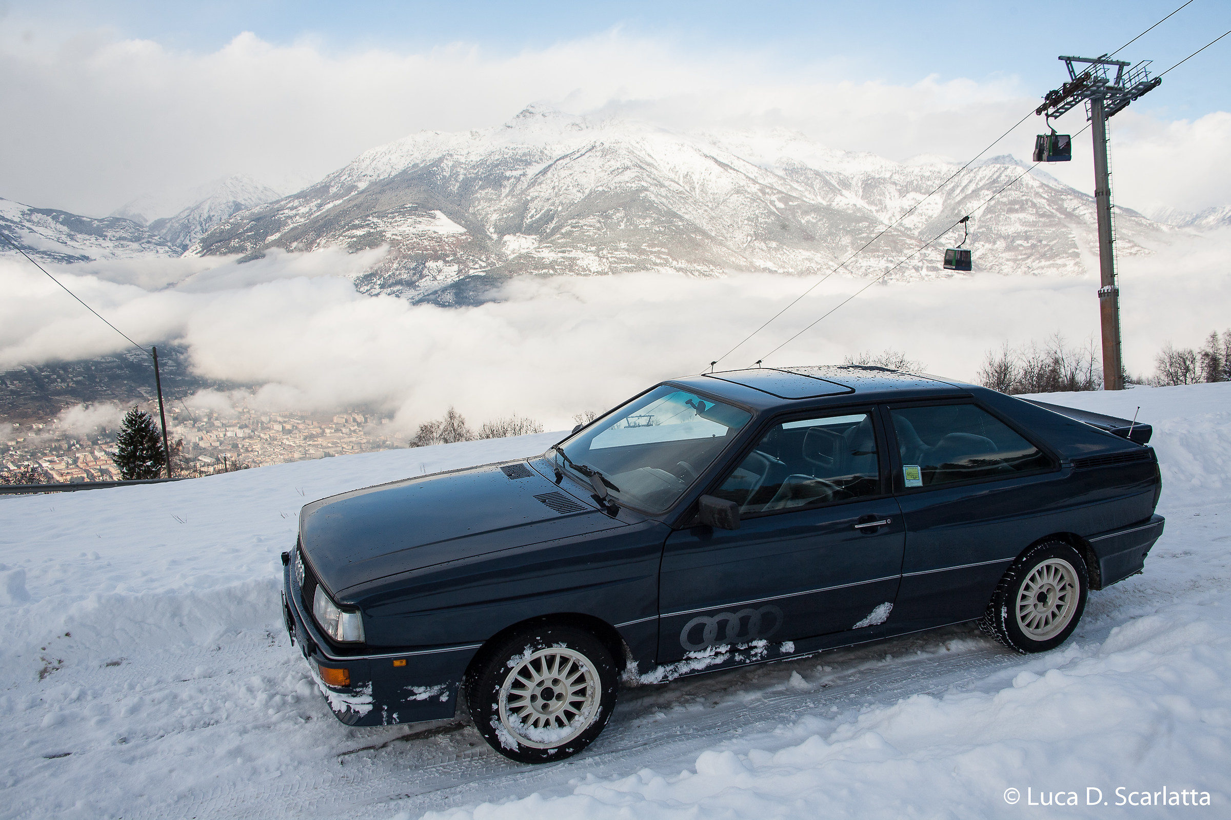 Vista au Aosta e Audi quattro tipo MB 1988 (2226cc-10V)