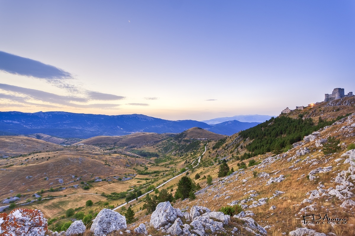 sunset from Rocca Calascio