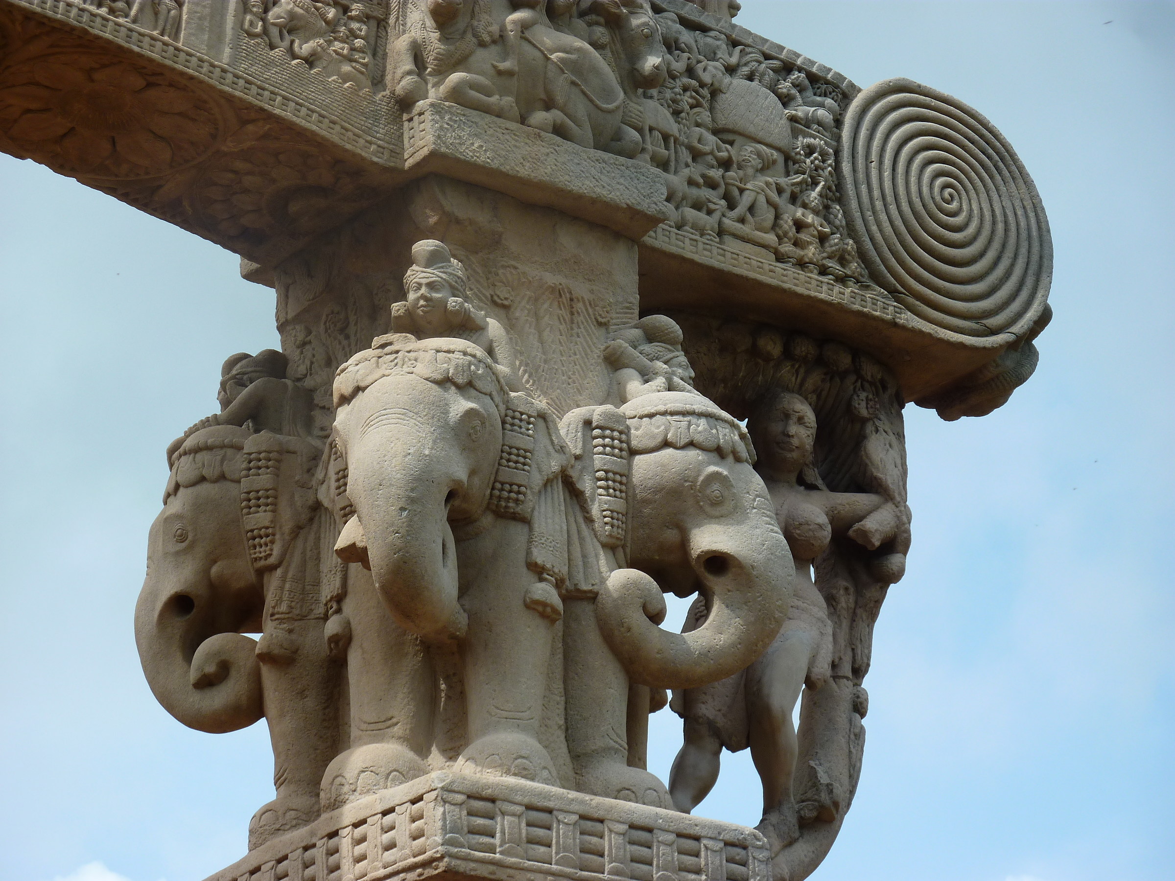 Sanchi_Grande stupa_Torana Northern
