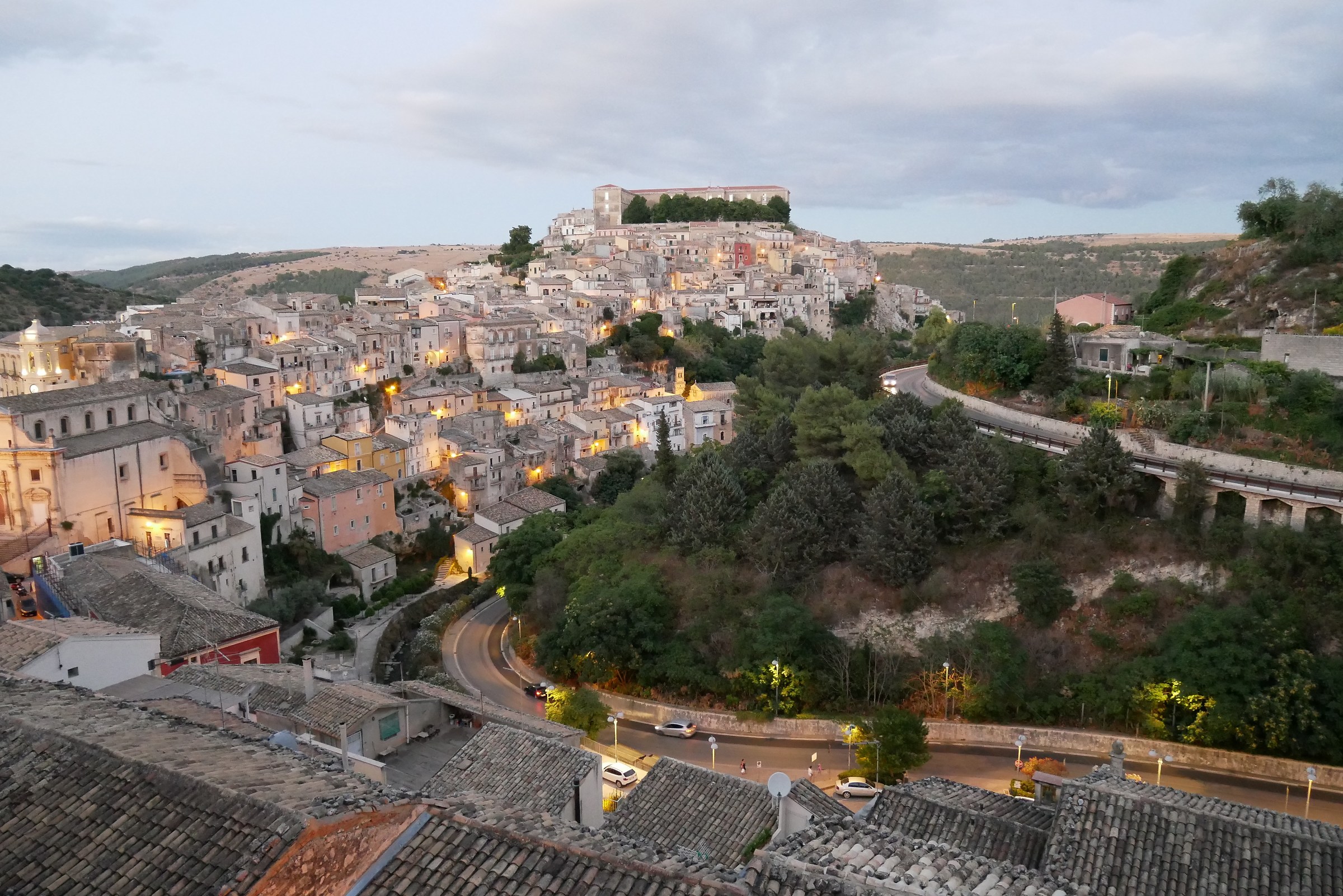 Ibla al tramonto