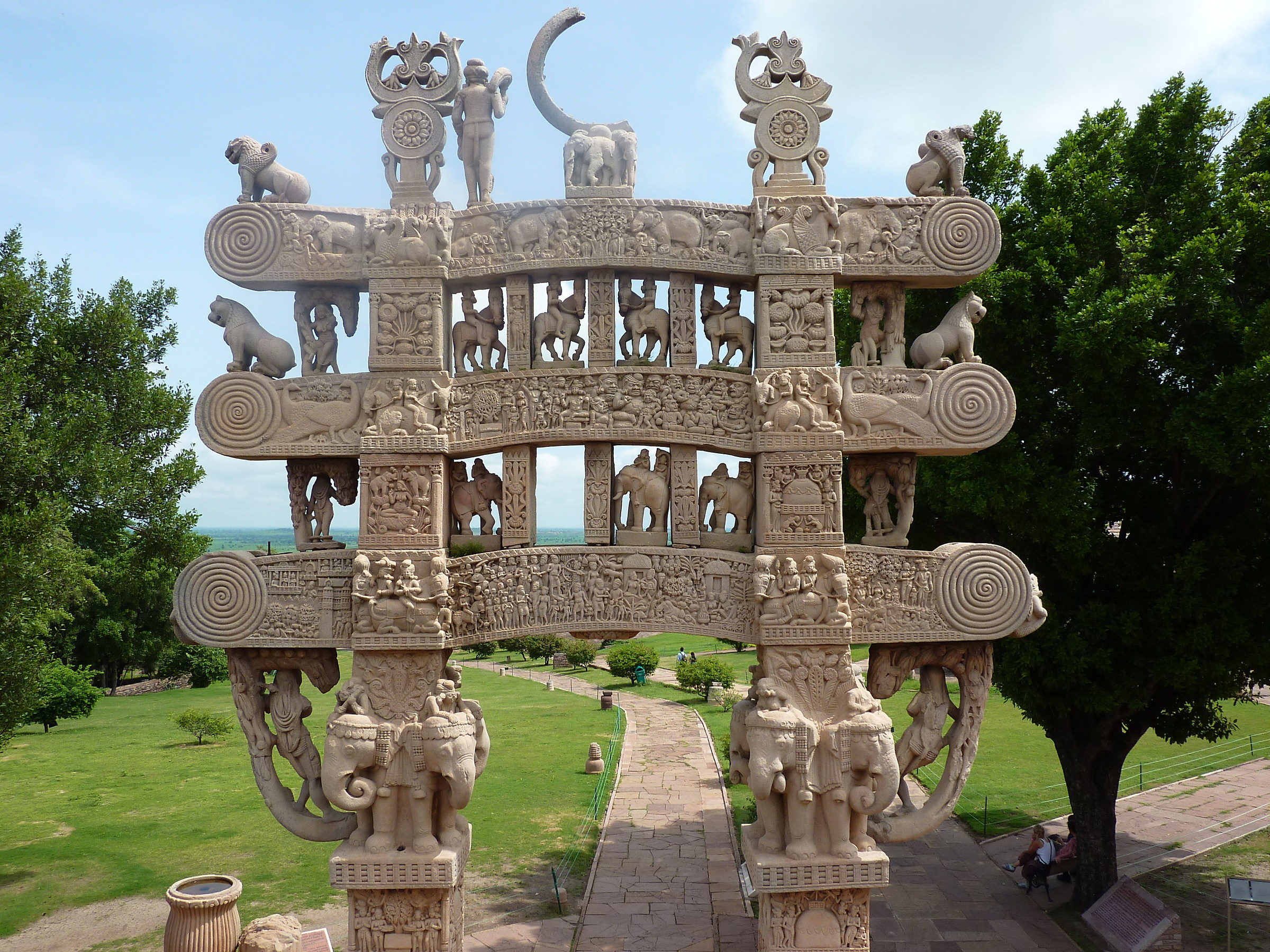 Sanchi_Grande stupa_Torana Northern