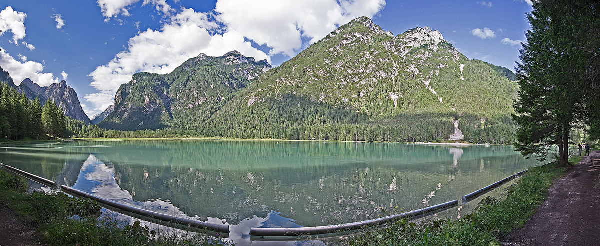 Overview Lake Toblach