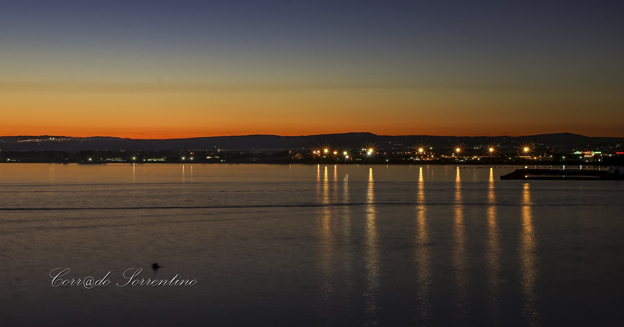 Blue hour at the port