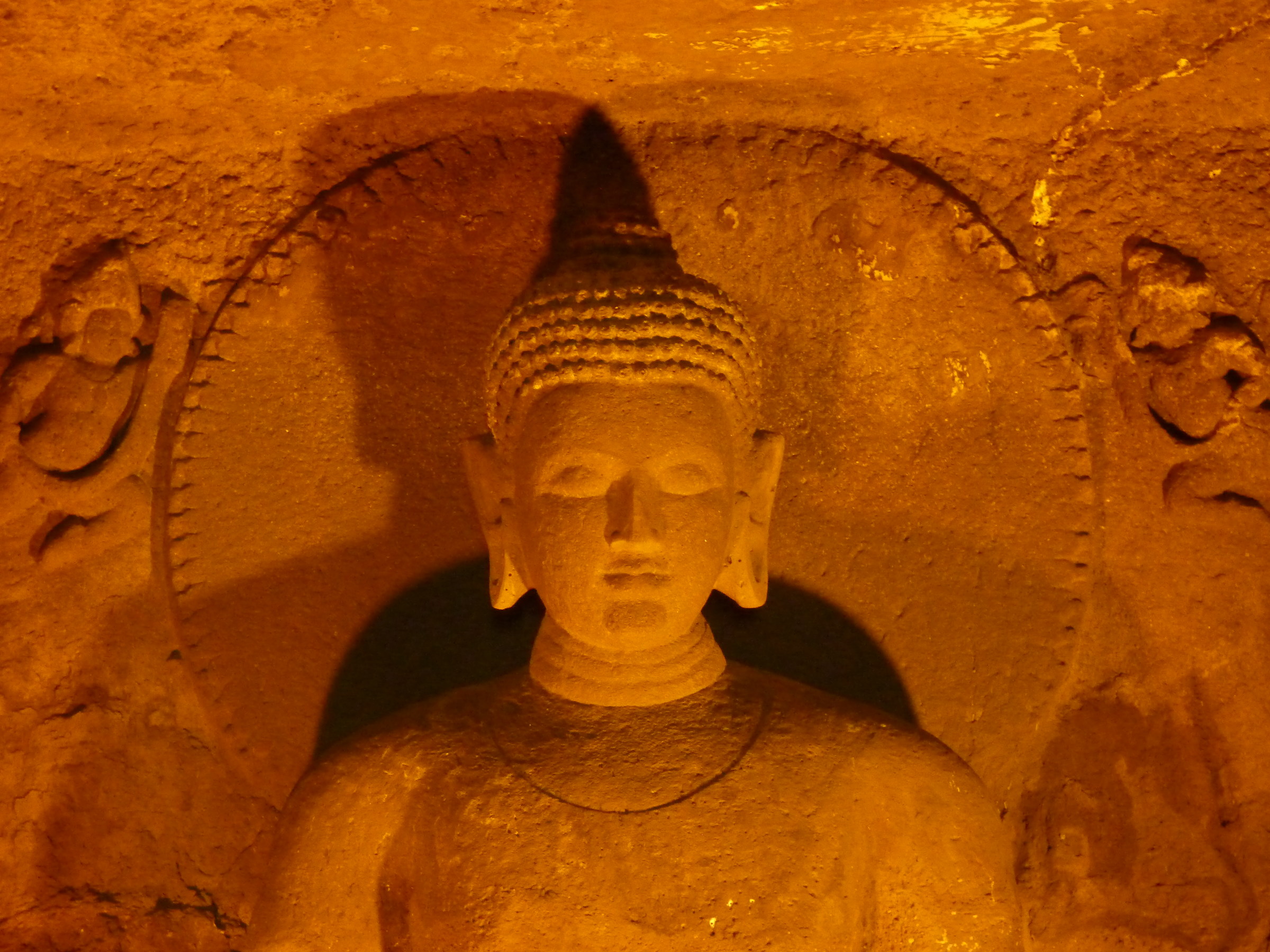 Ajanta_Grotta 15_Scultura Gupta