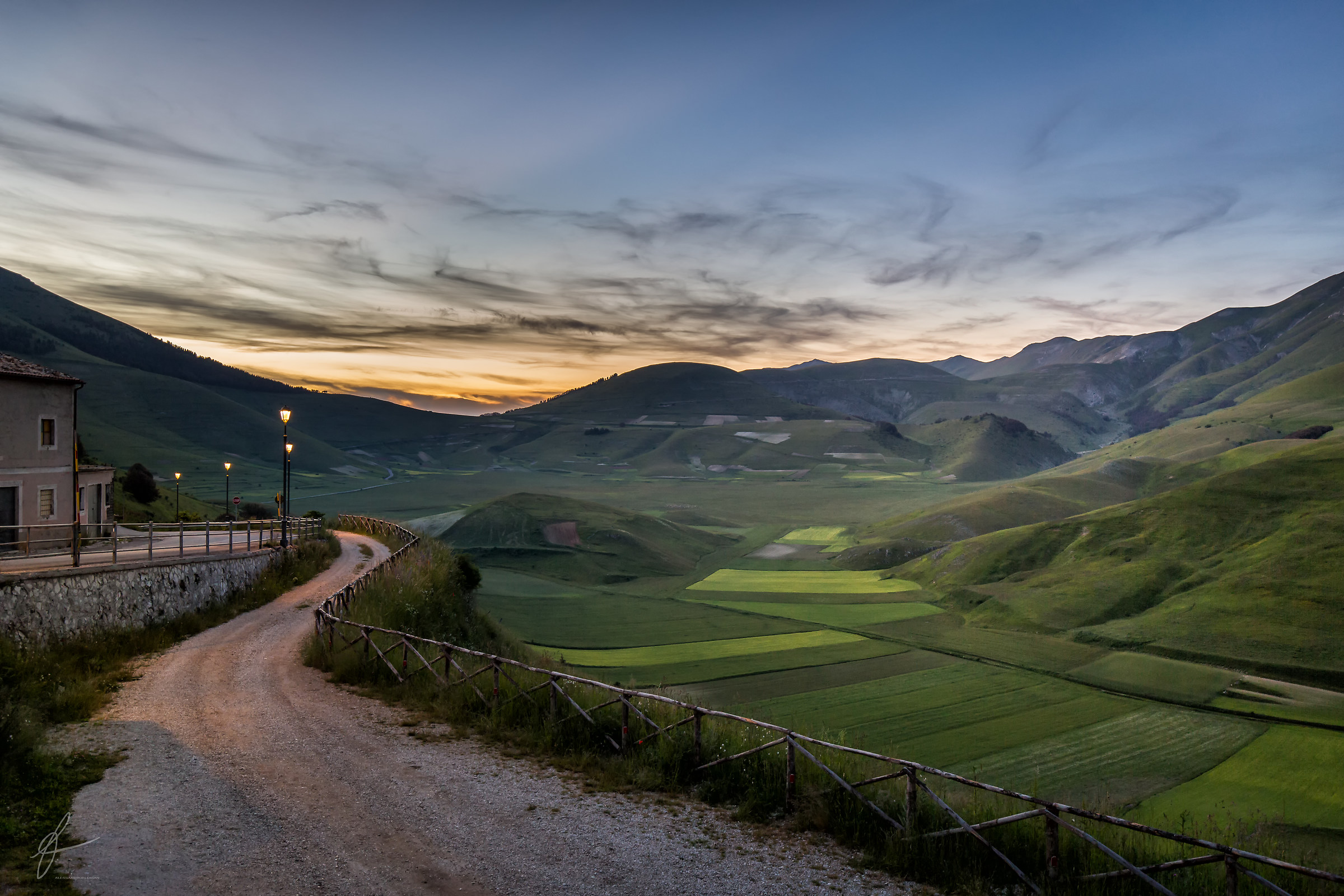 Tramonto a Castelluccio