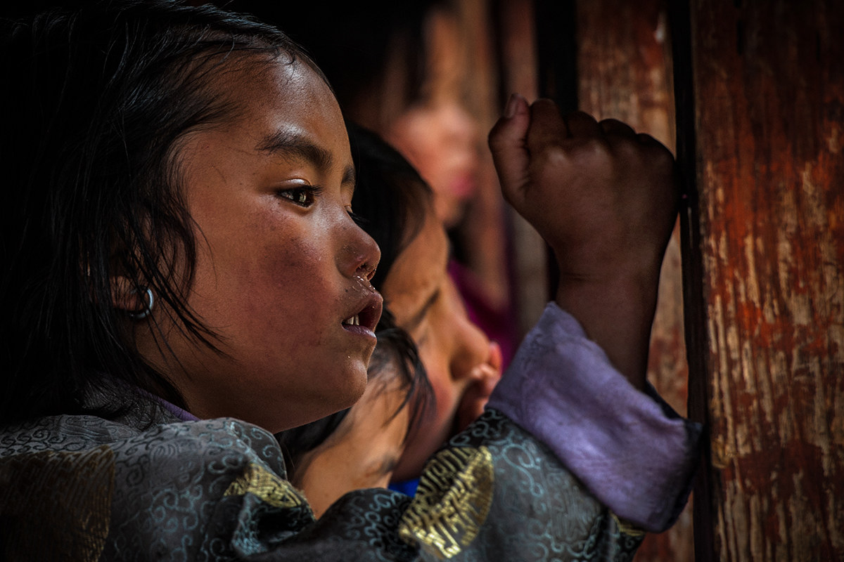 World portrait - Bhutan