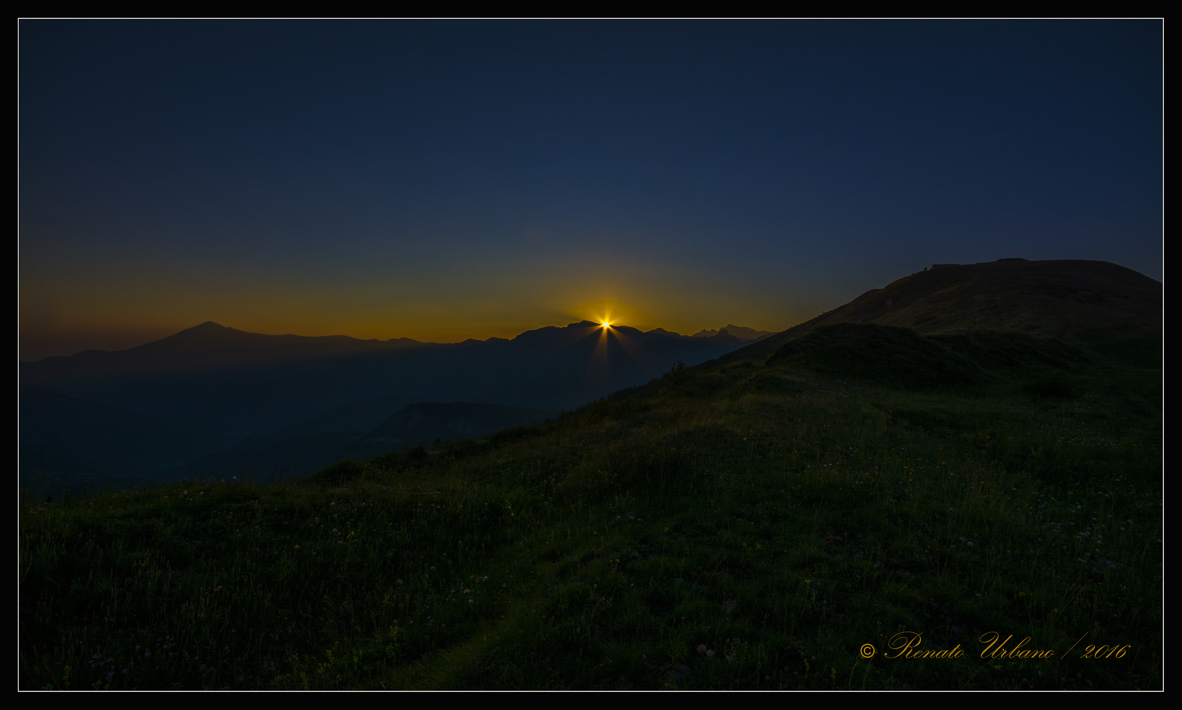 The first ray of sunshine