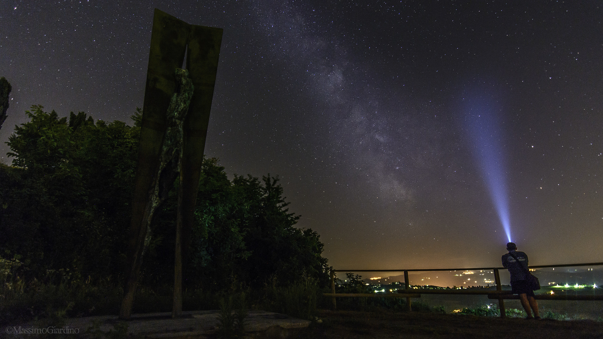 osservando la via lattea
