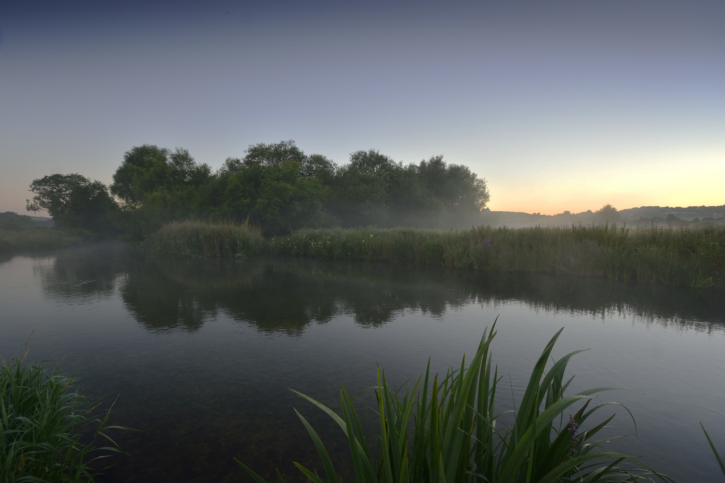 Five in the Morning Mists on the River Avon
