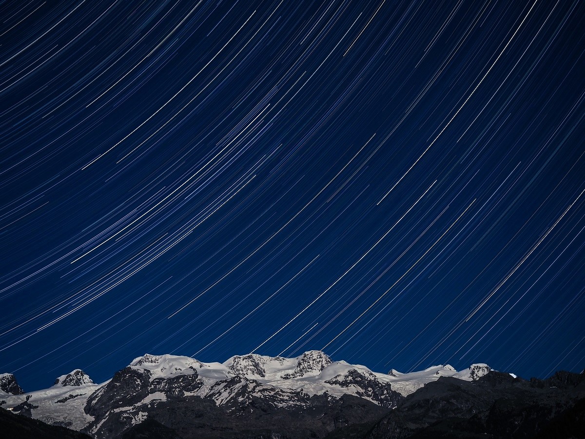 Monte Rosa startrail