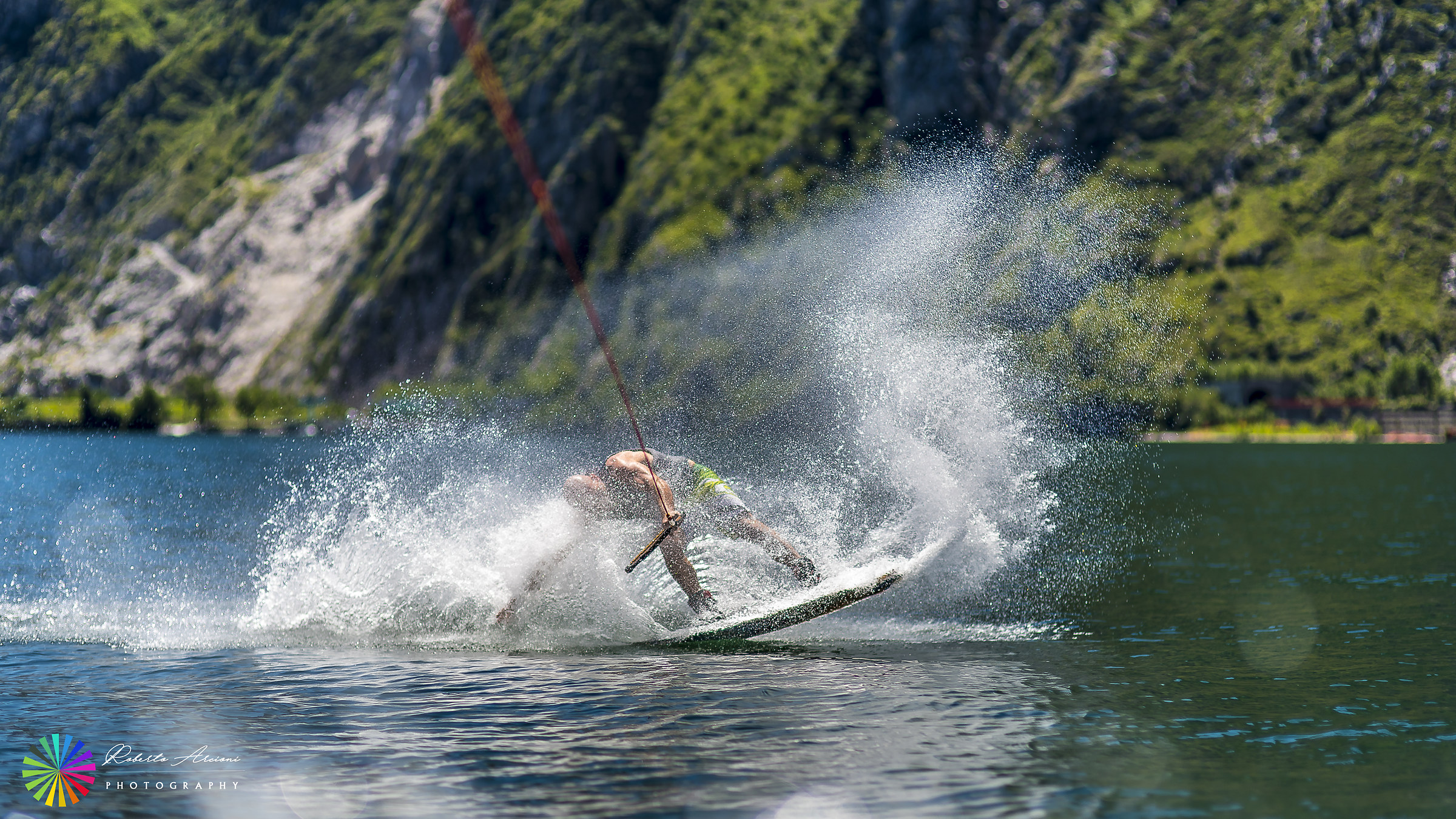 Wake Board on Como Lake