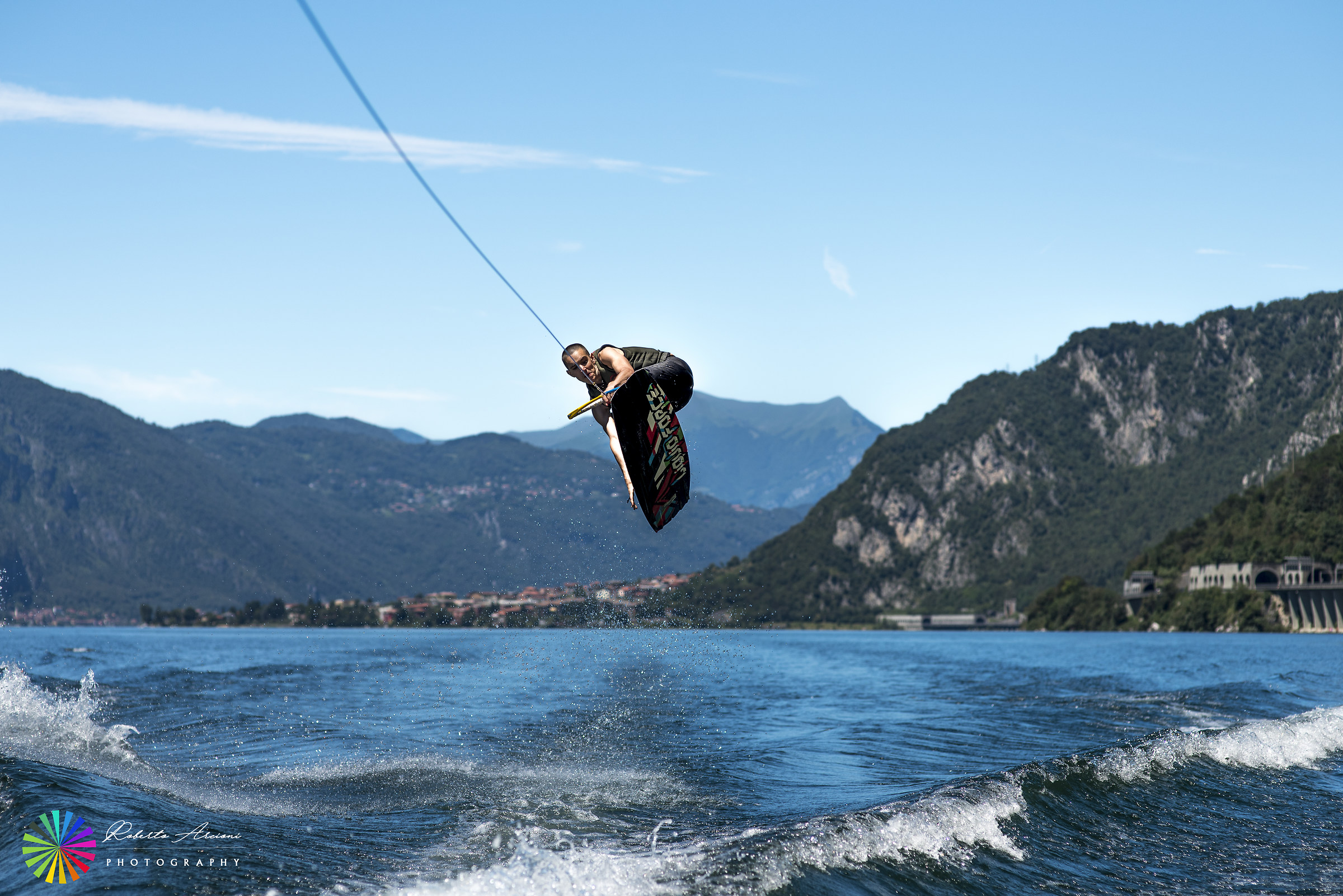 Wake Board on Como Lake