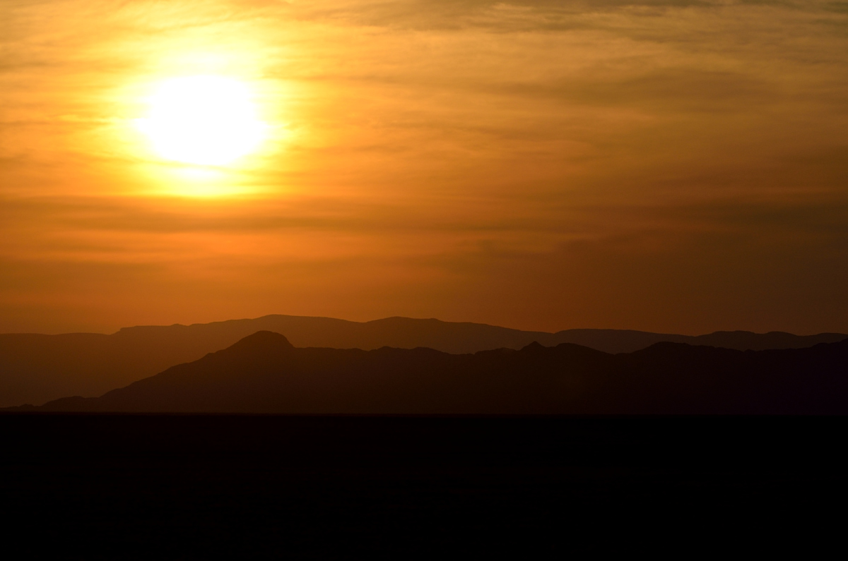 Sunset in the Namib Naukluft National Park