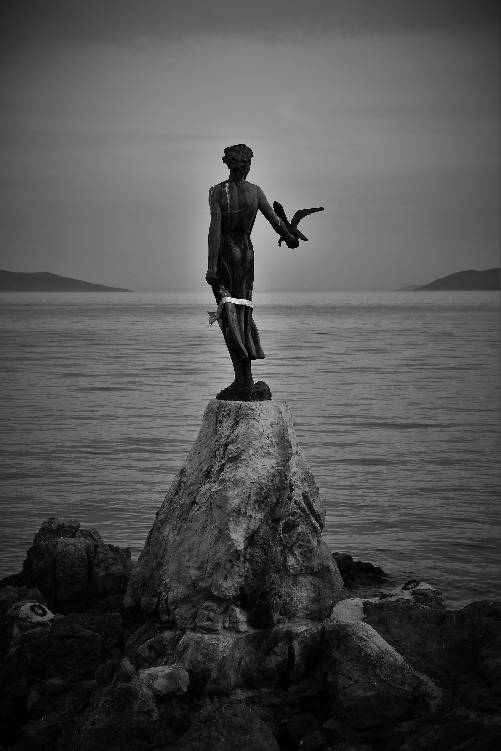 La Ragazza col Gabbiano, Opatija, Croazia