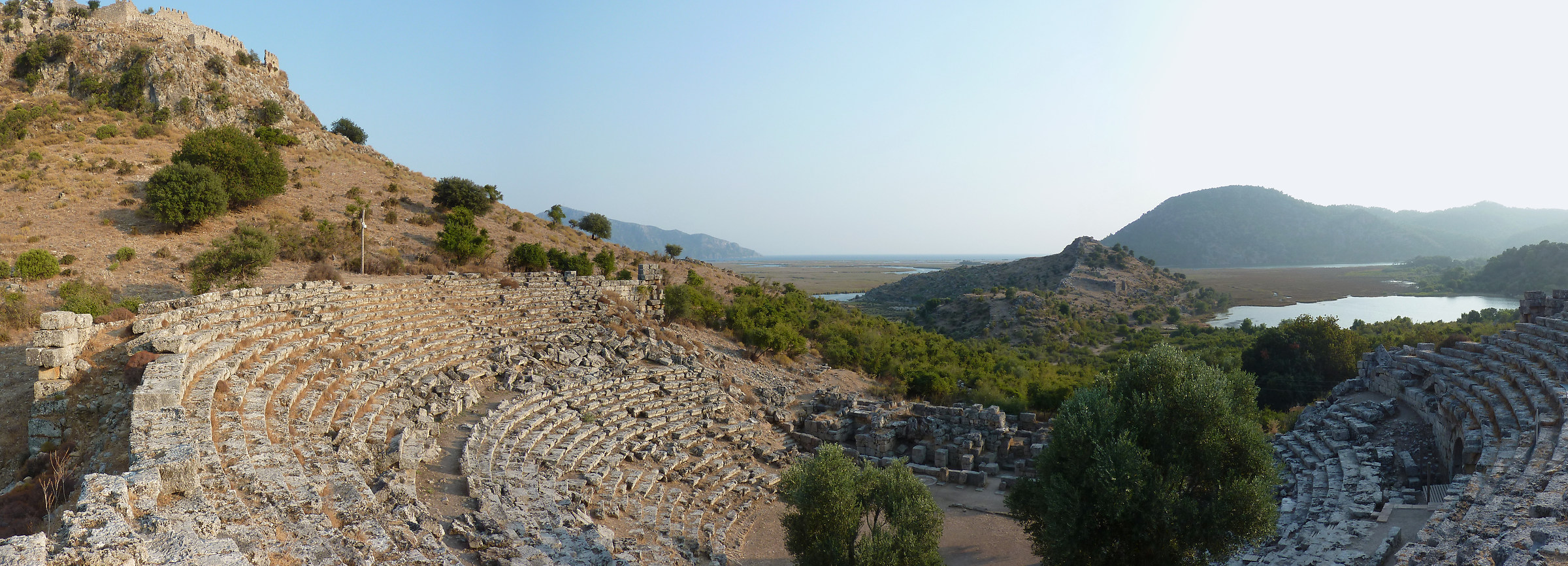 Panorama_Lycia_Dalyan_Kaunos_Teatro