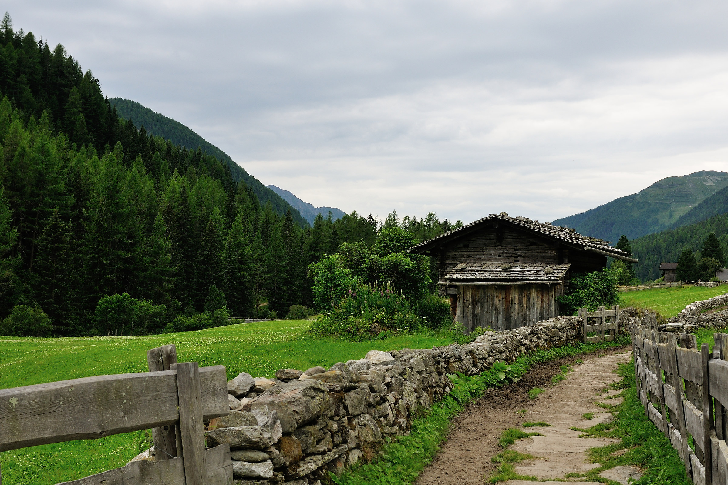 Cielo coperto in Valle Aurina