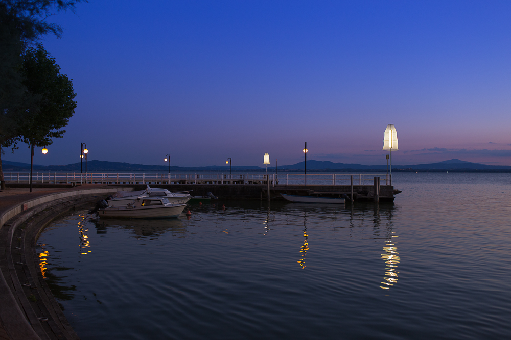 sunset at Trasimeno